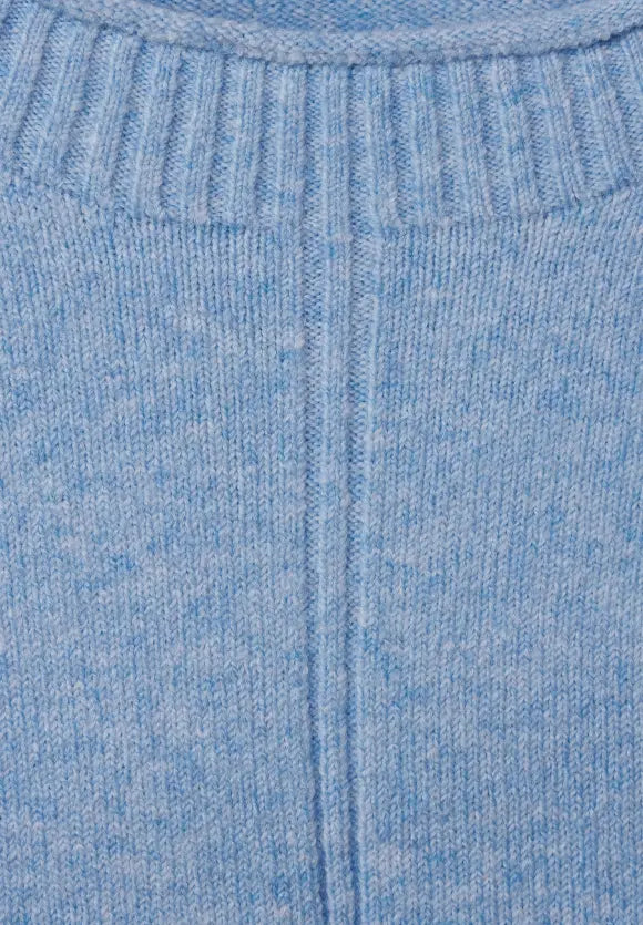 302374- Blue Knit Jumper - Cecil