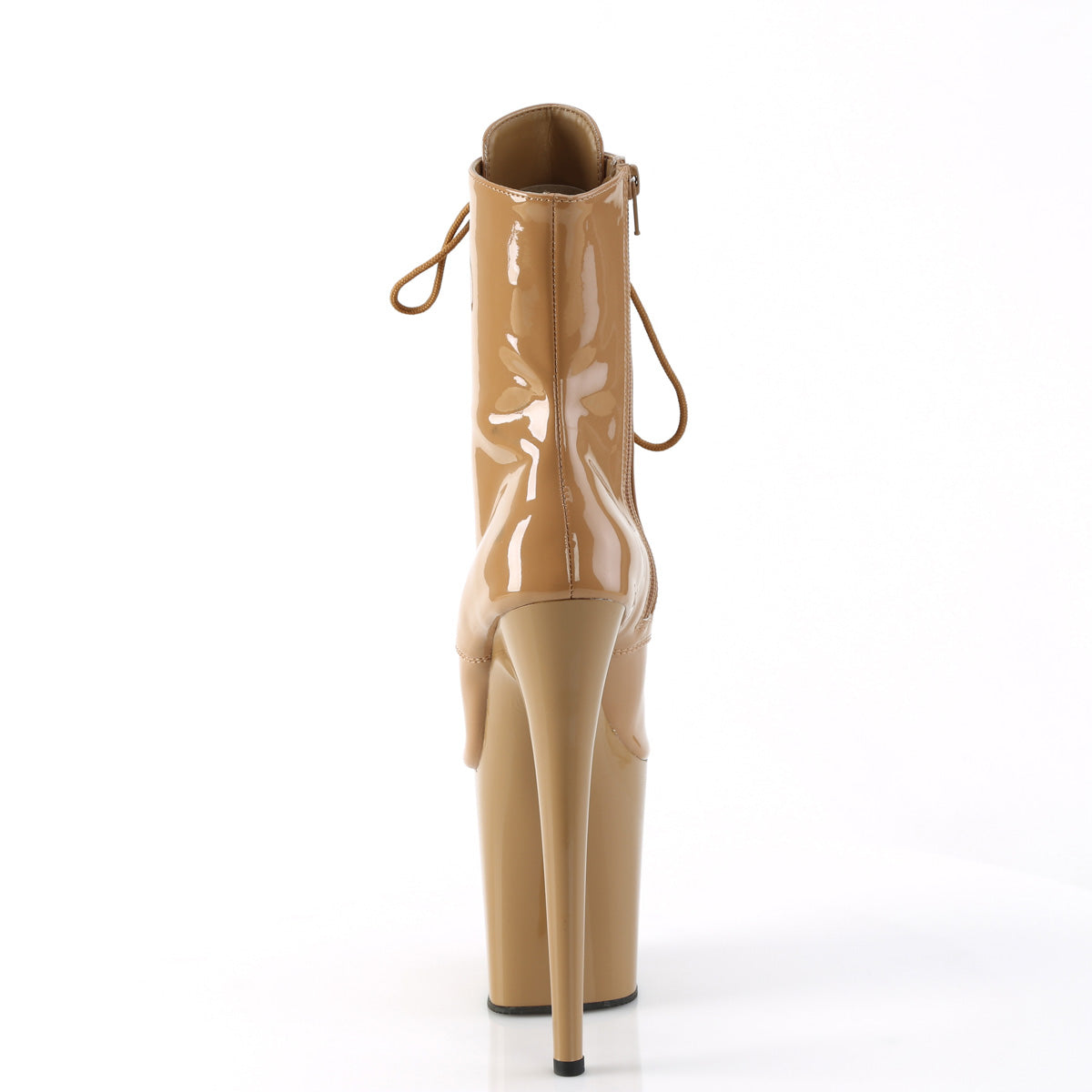 8 Inch Heel FLAMINGO-1021 Toffee Patent