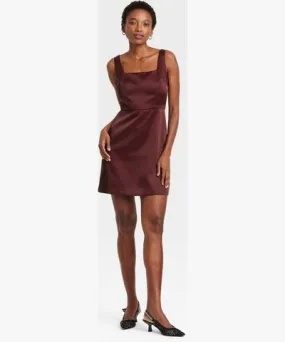 A New Day Women's Heavy Satin Mini Dress