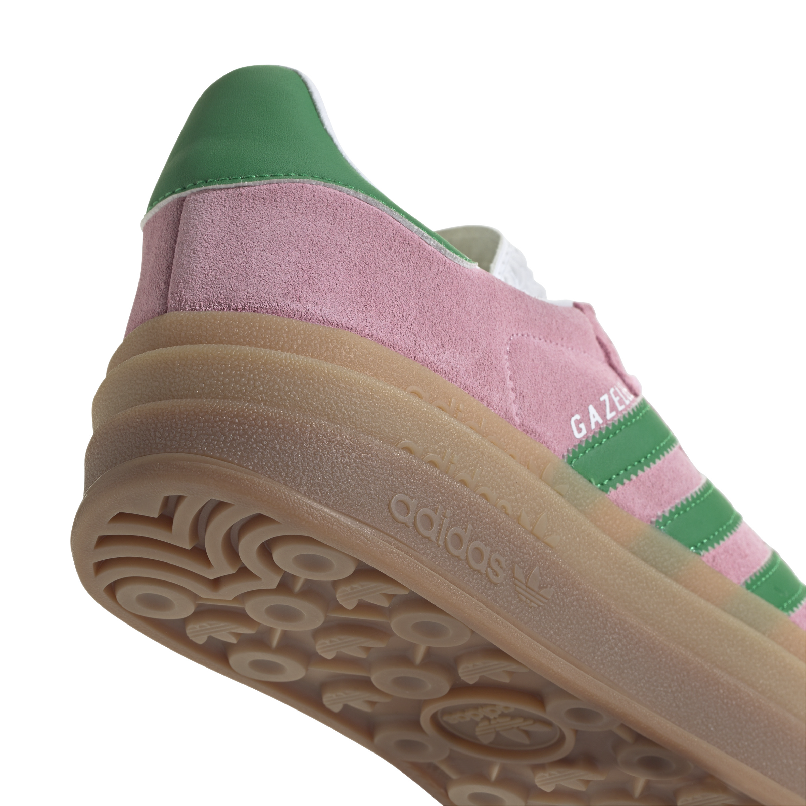 adidas Gazelle Bold True Pink / Green / Cloud White