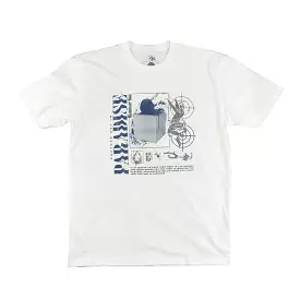 ANOTHER DAY TEE WHT/FLINT BLUE