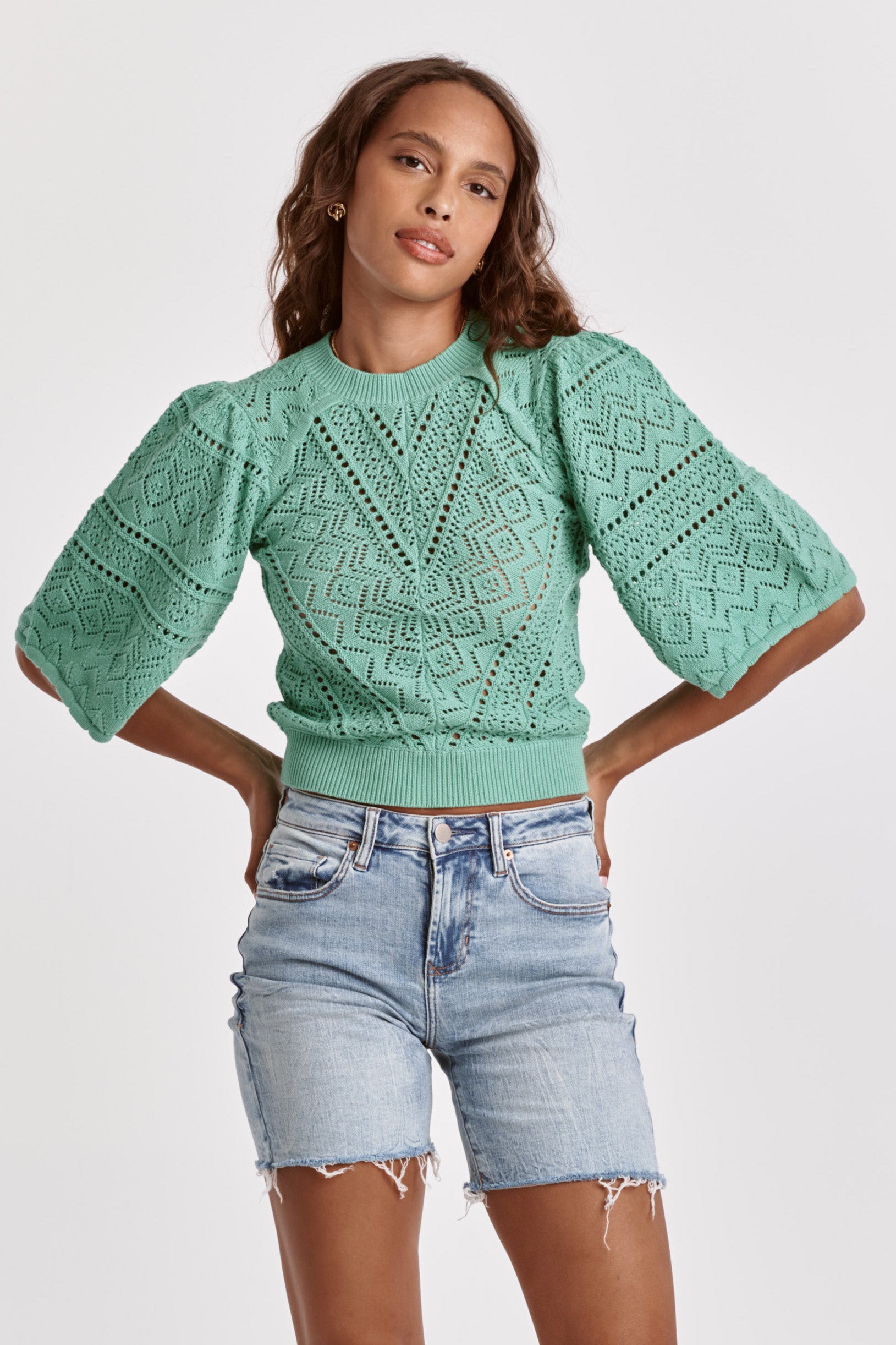 Bailey Wing Sleeve Sweater