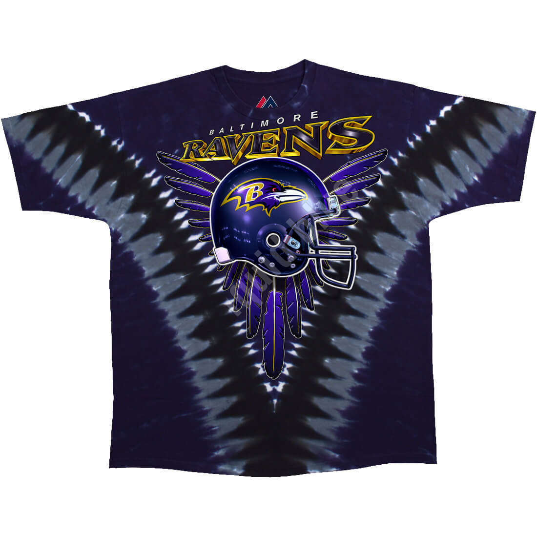 BALTIMORE RAVENS V TIE-DYE