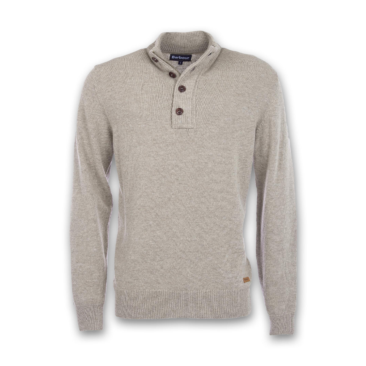 Barbour - Patch Half Zip in Stone