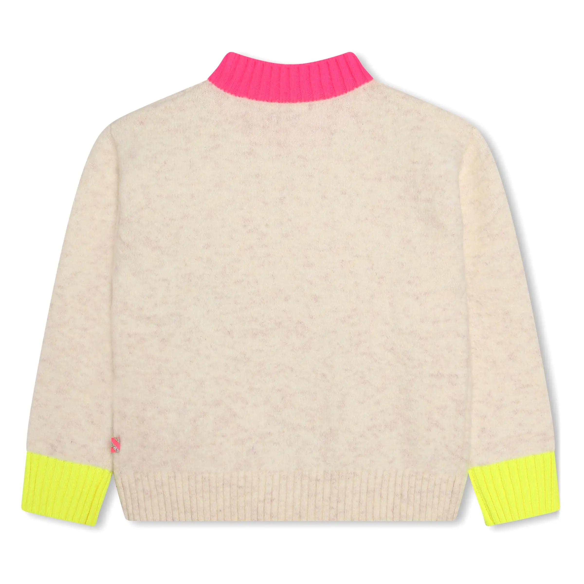 Beige Rainbow Knit Sweater