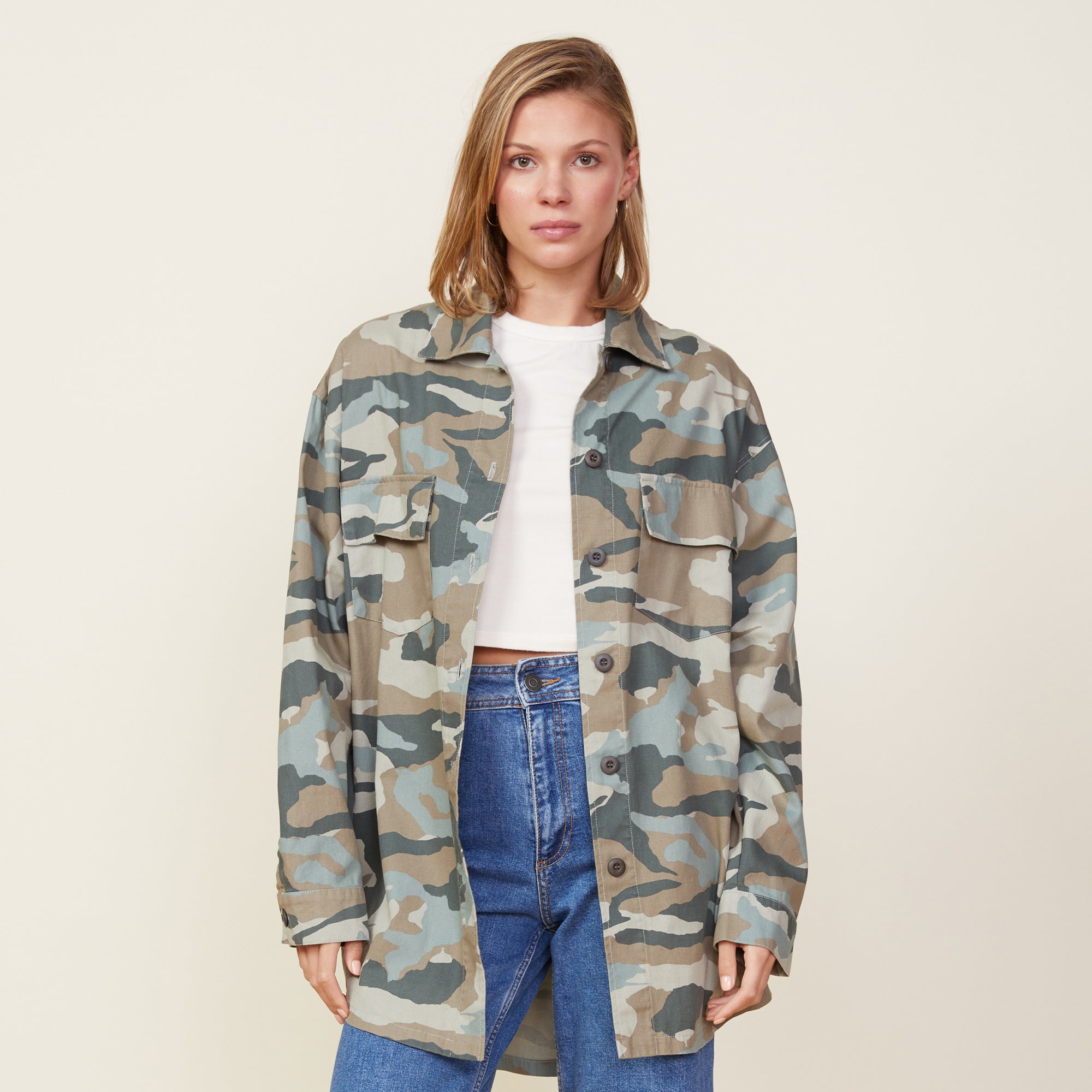 Camo Military Jacket