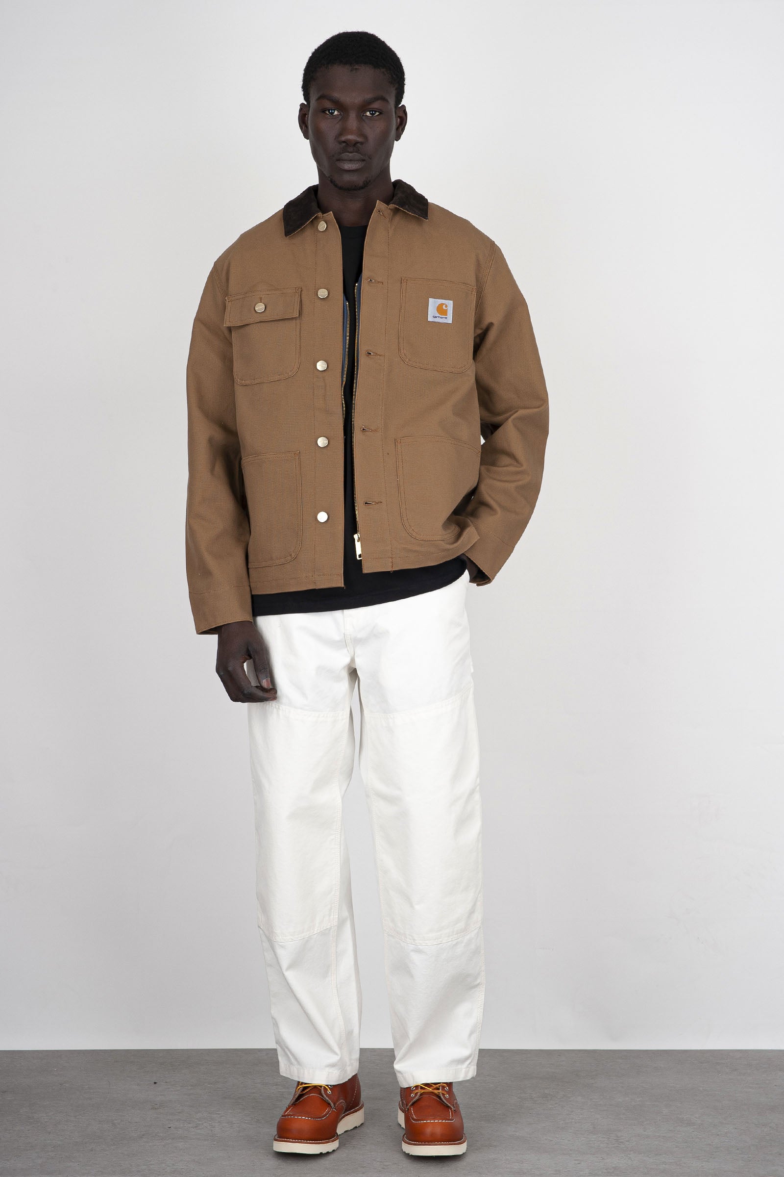 Carhartt Wip Overshirt Michigan Coat Marrone Chiaro