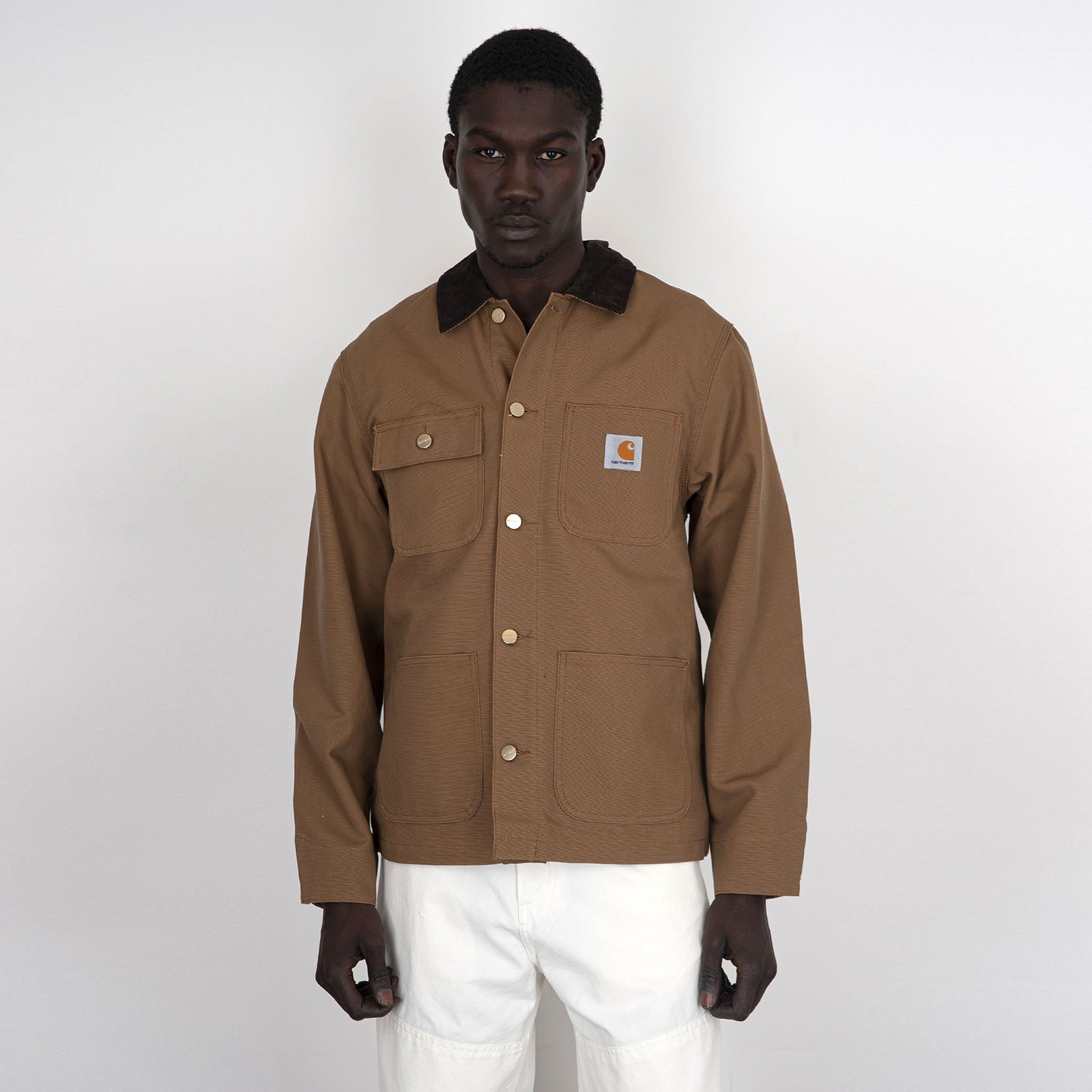 Carhartt Wip Overshirt Michigan Coat Marrone Chiaro