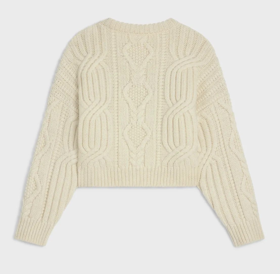 CELINE  |Celine Wool Crew Neck Sweater