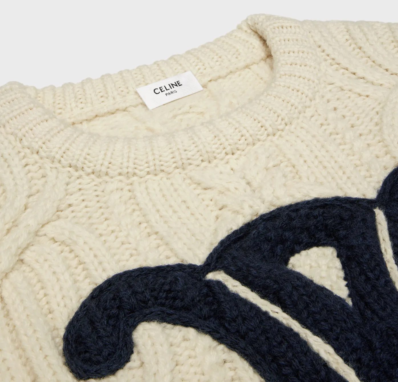 CELINE  |Celine Wool Crew Neck Sweater