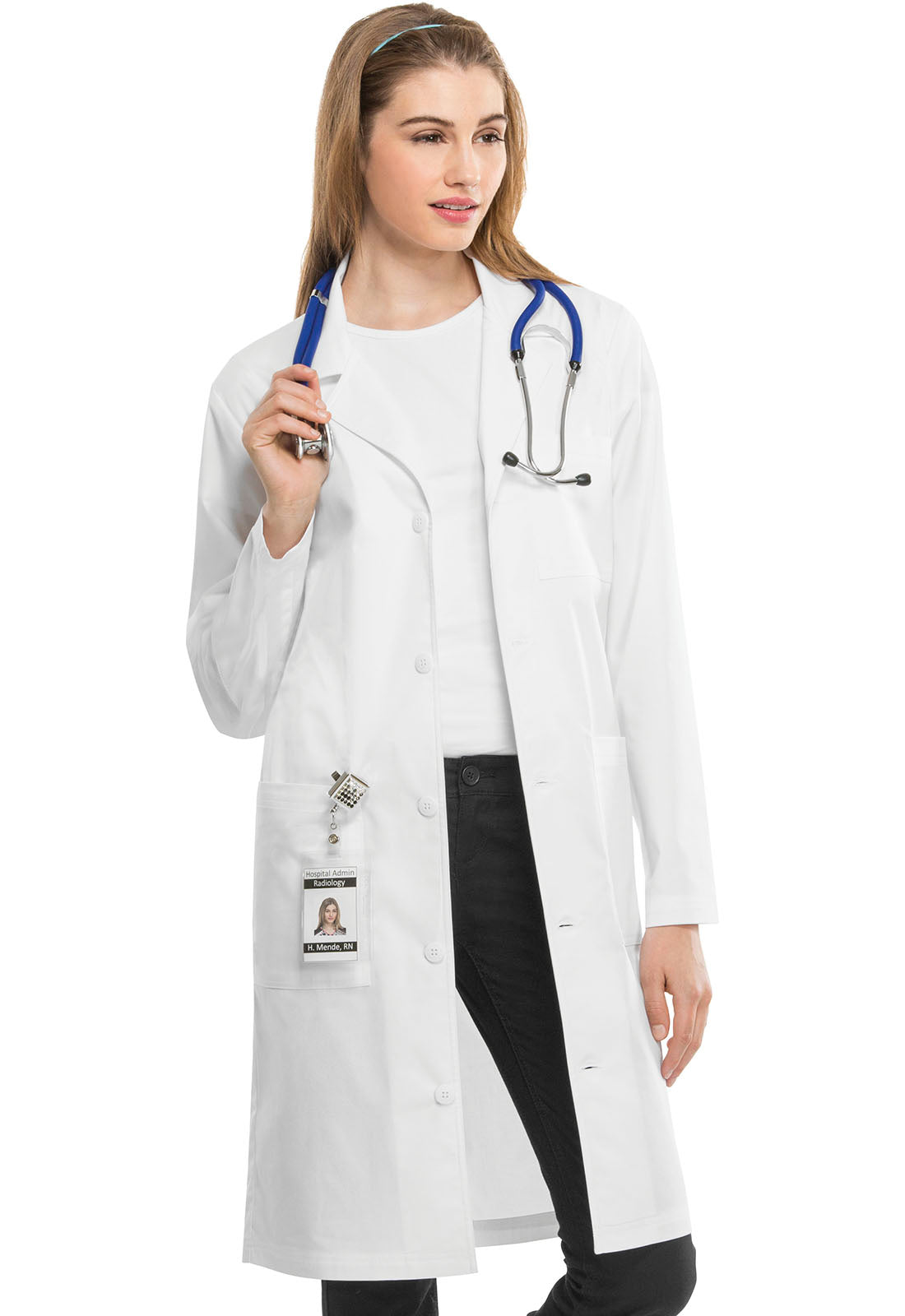 Cherokee Workwear 40 Unisex Lab Coat PLUS SIZES