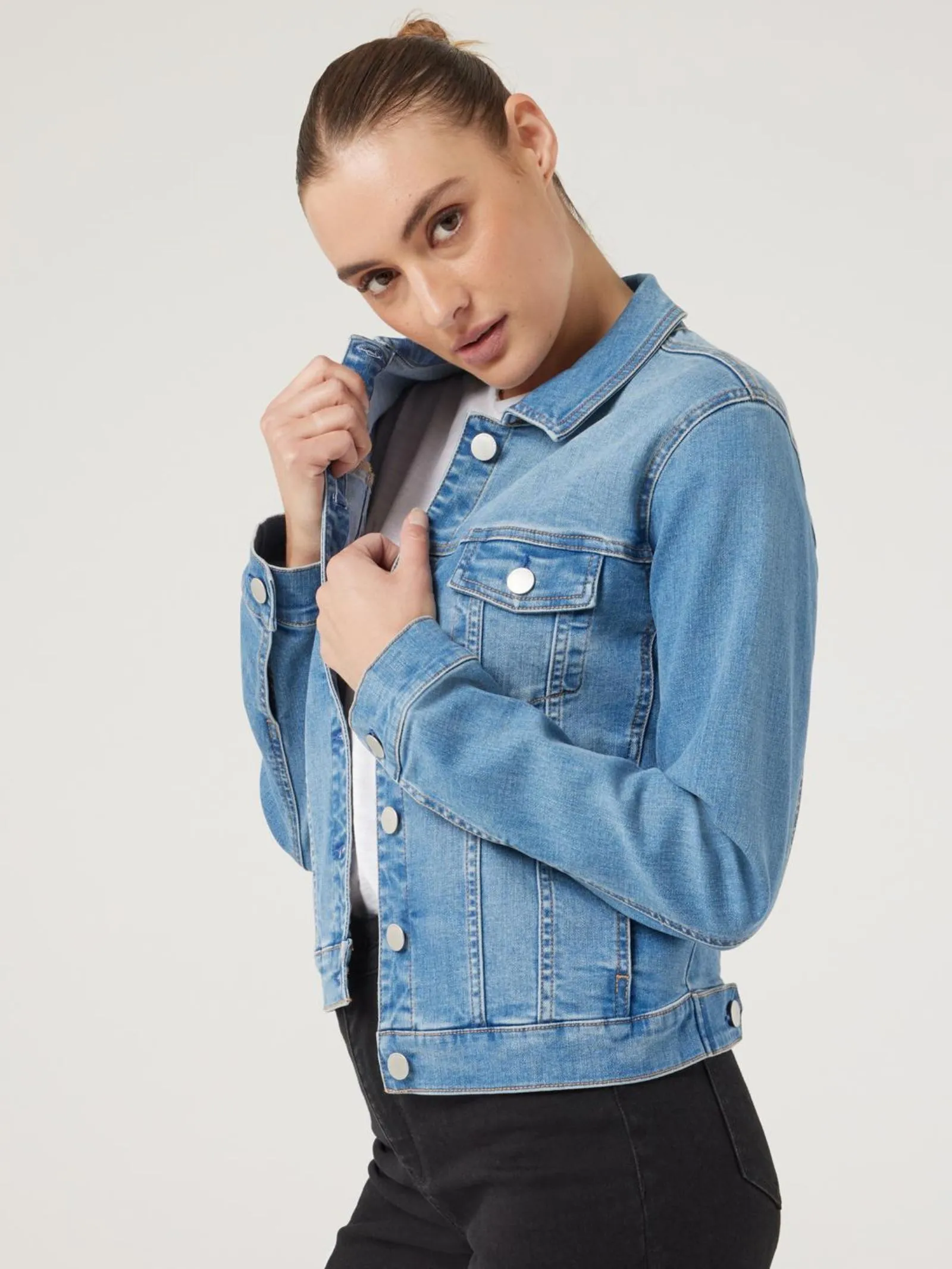 Classic Stretch Denim Jacket