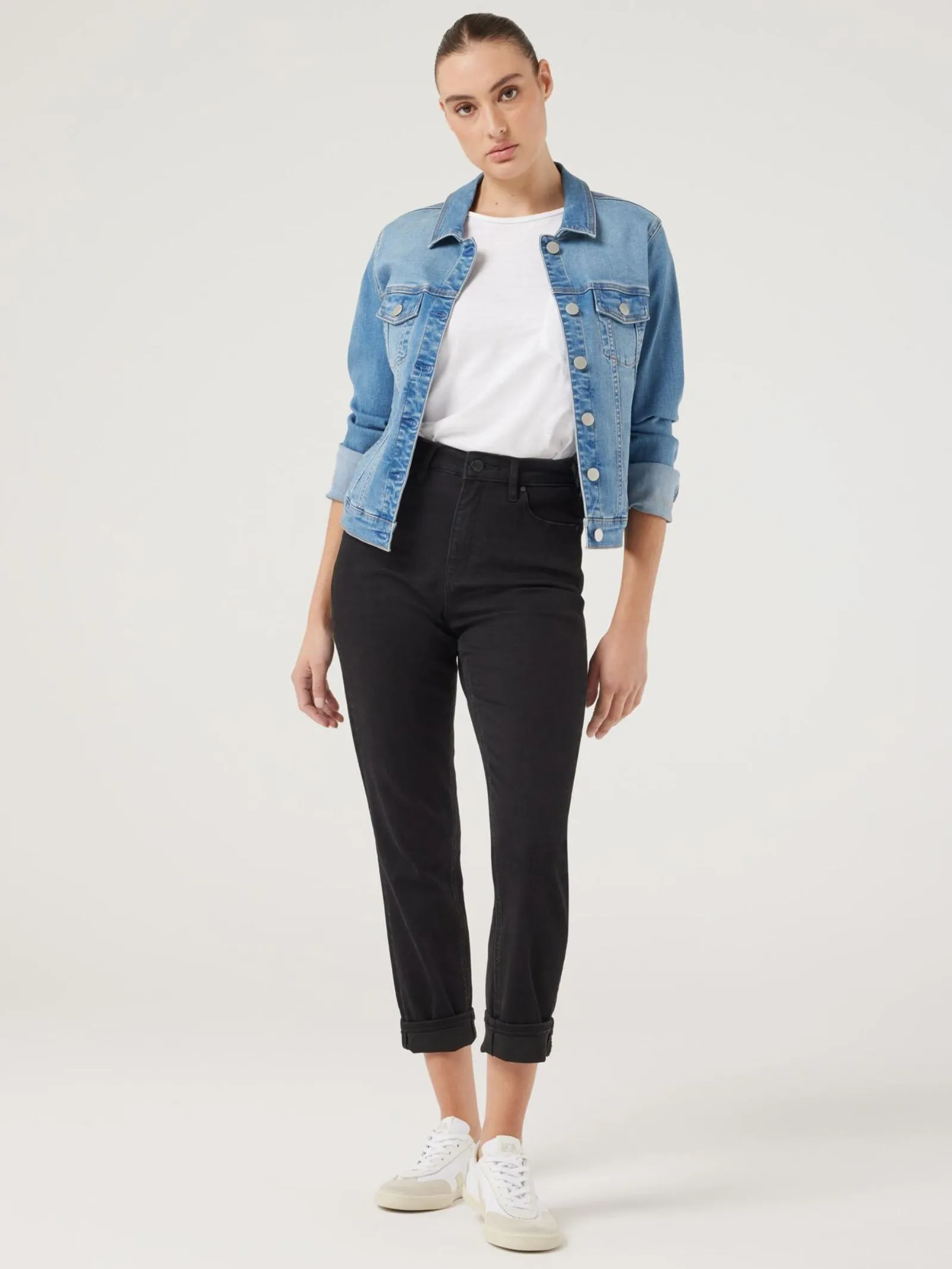 Classic Stretch Denim Jacket