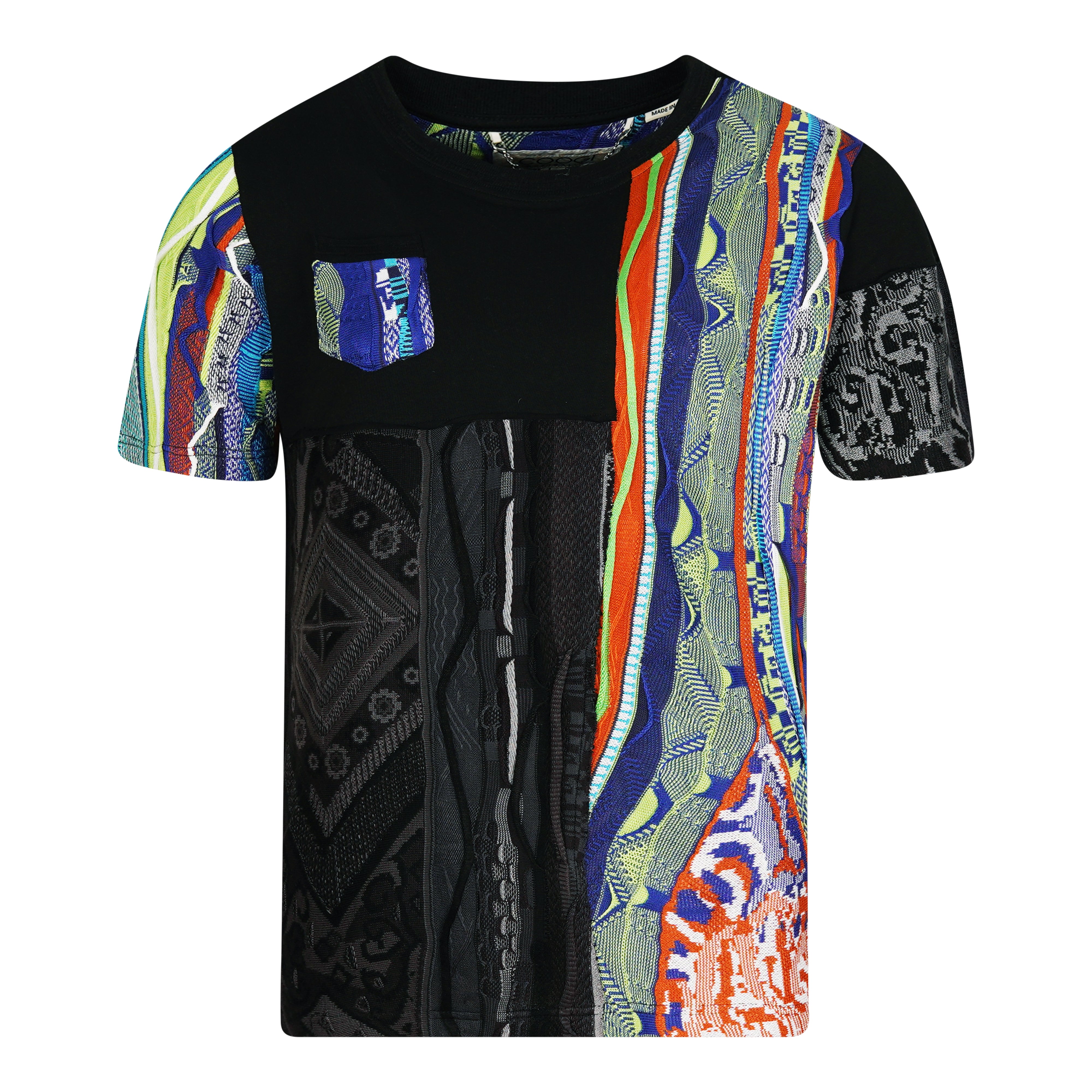 COOGI Sweater-Pieced Tee - Blues