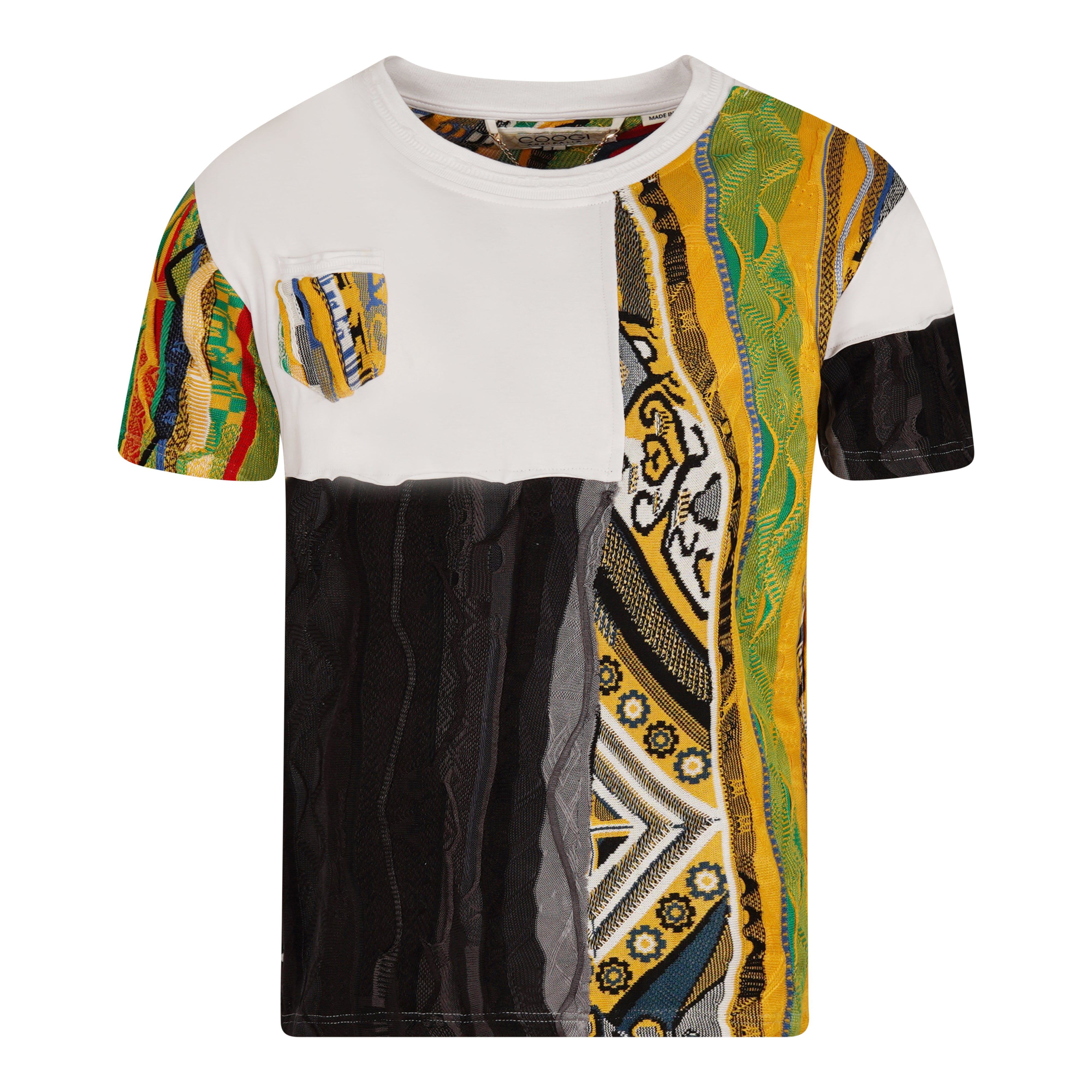 COOGI Sweater-Pieced Tee - Gold