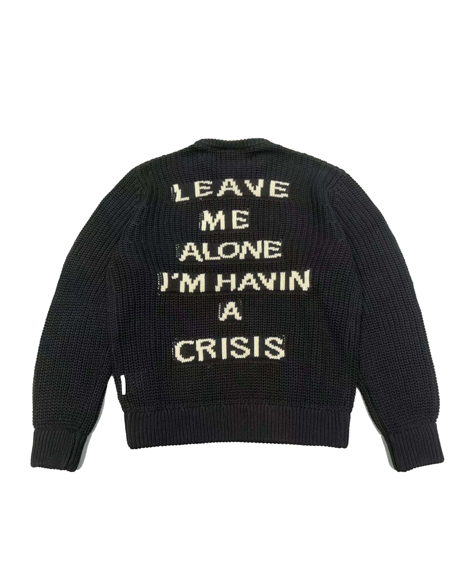 Crisis Ribbed Knit Sweater