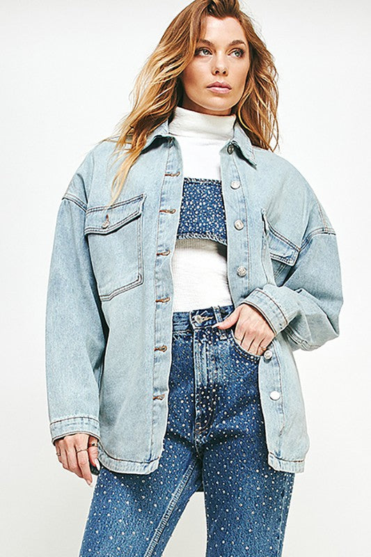 Denim Padded Jacket