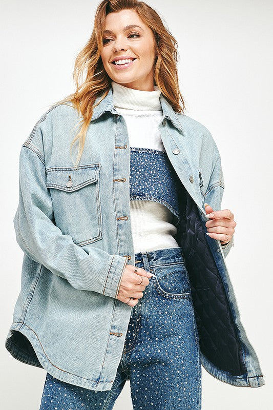 Denim Padded Jacket