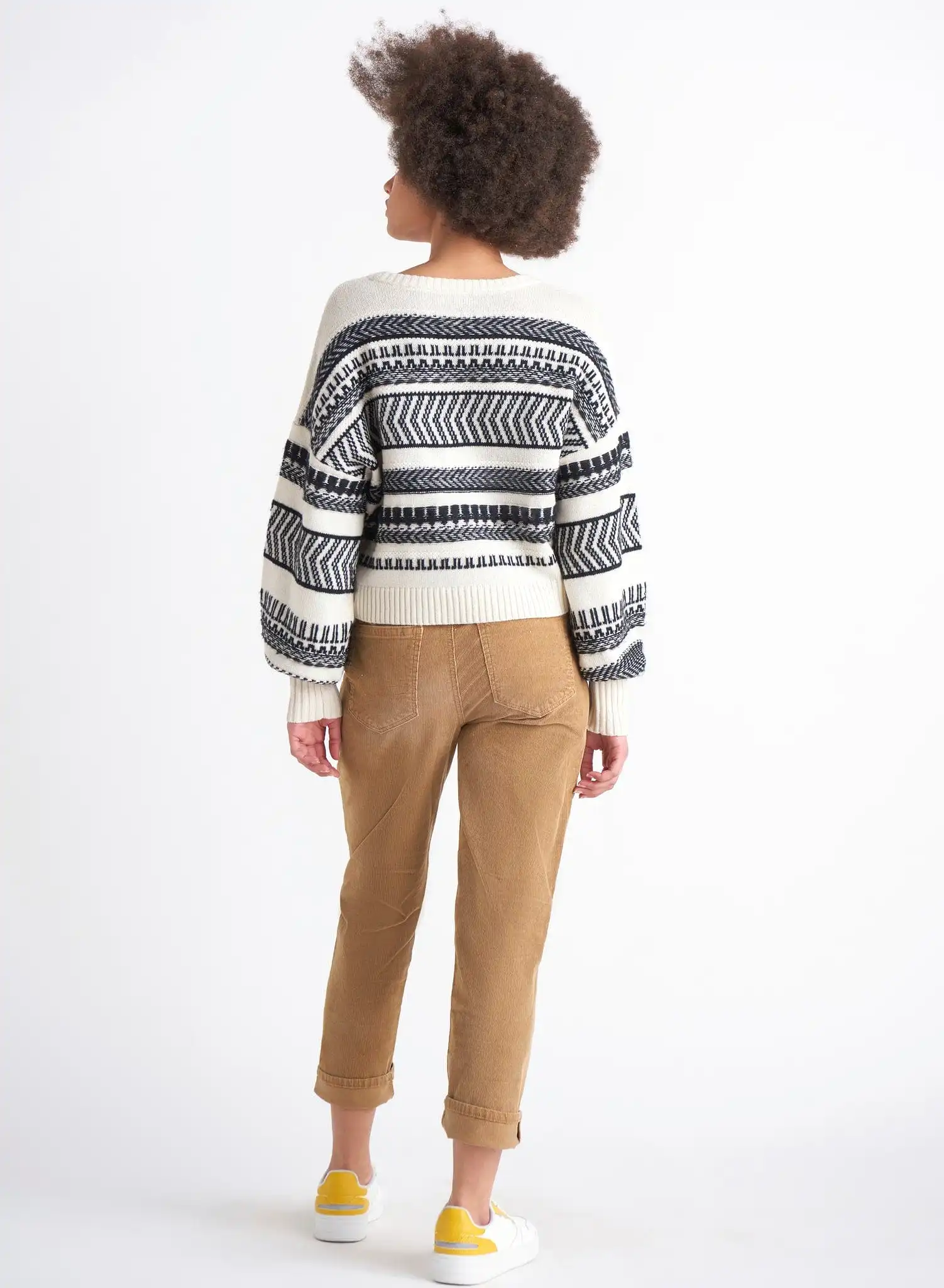 Dex Patterned Knit Sweater - 2027027 D