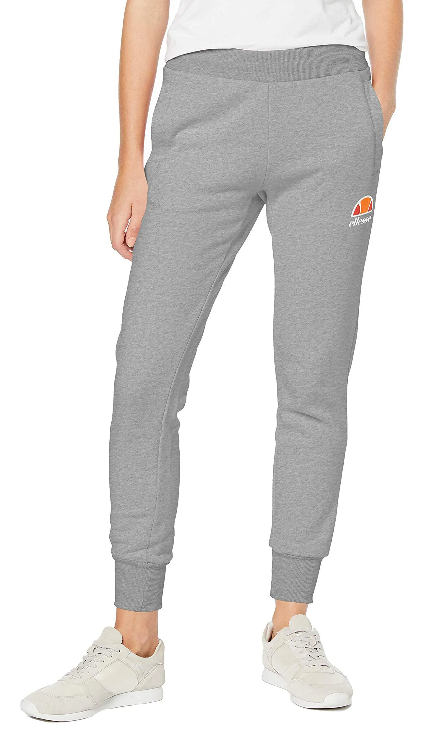 Ellesse Womens Queenstown Jogging Sweat Pants Grey Marl