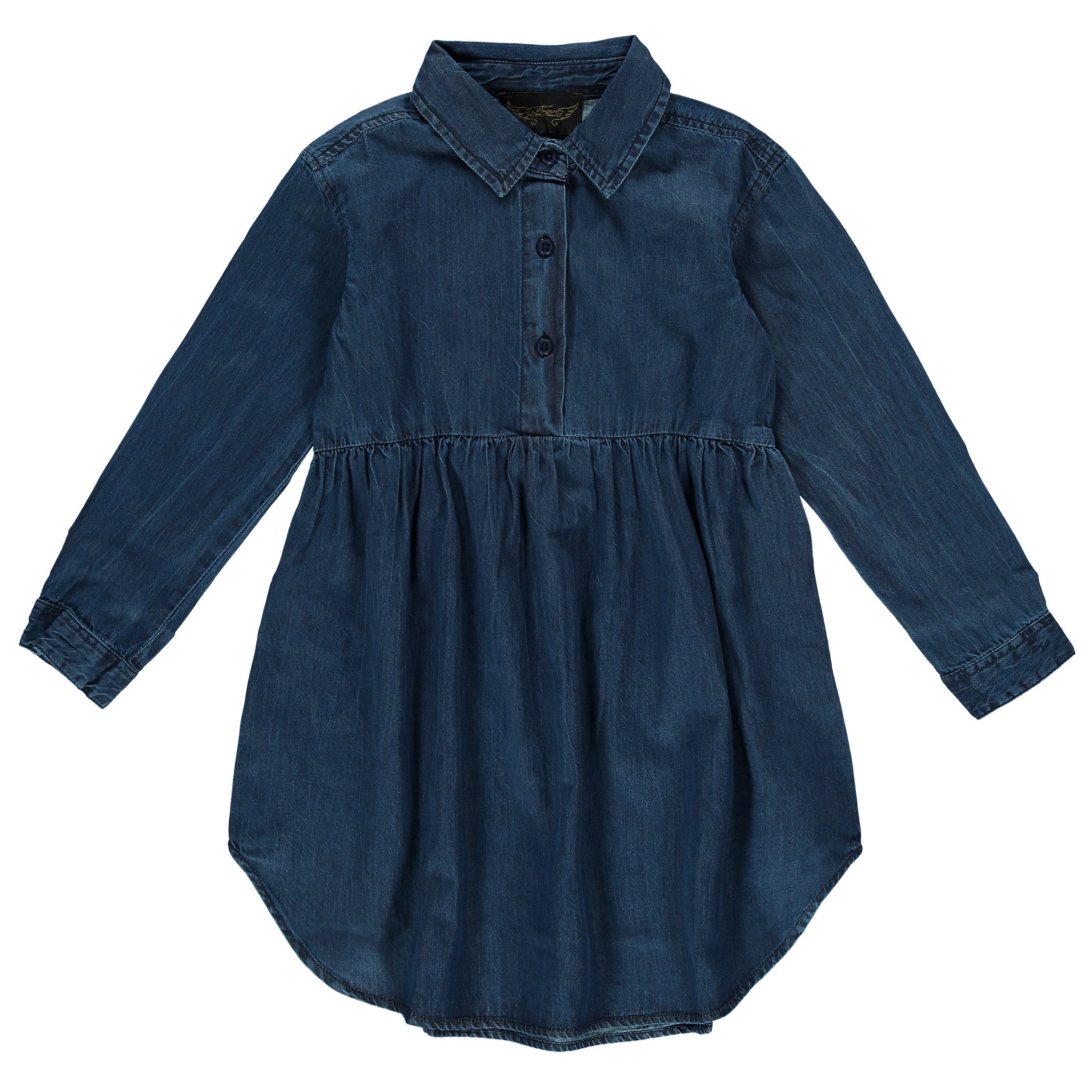 Finger In The Nose Denim Dress: 4-5 Years (Brand New)