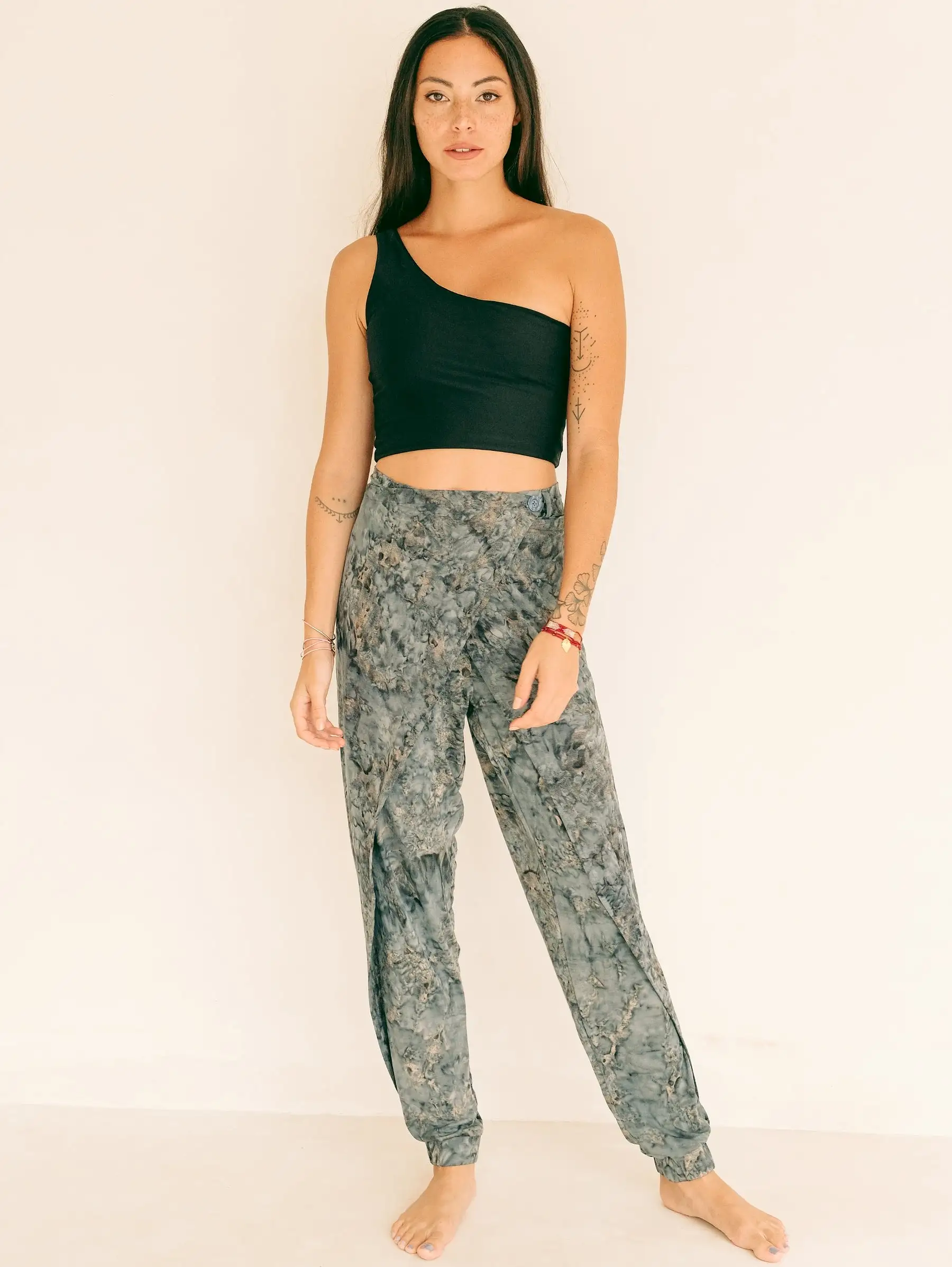 Flyaway Pants in Indigo Marble