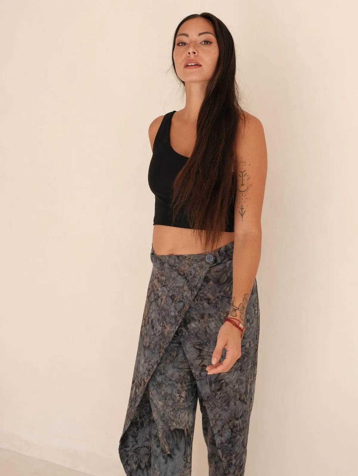 Flyaway Pants in Indigo Marble