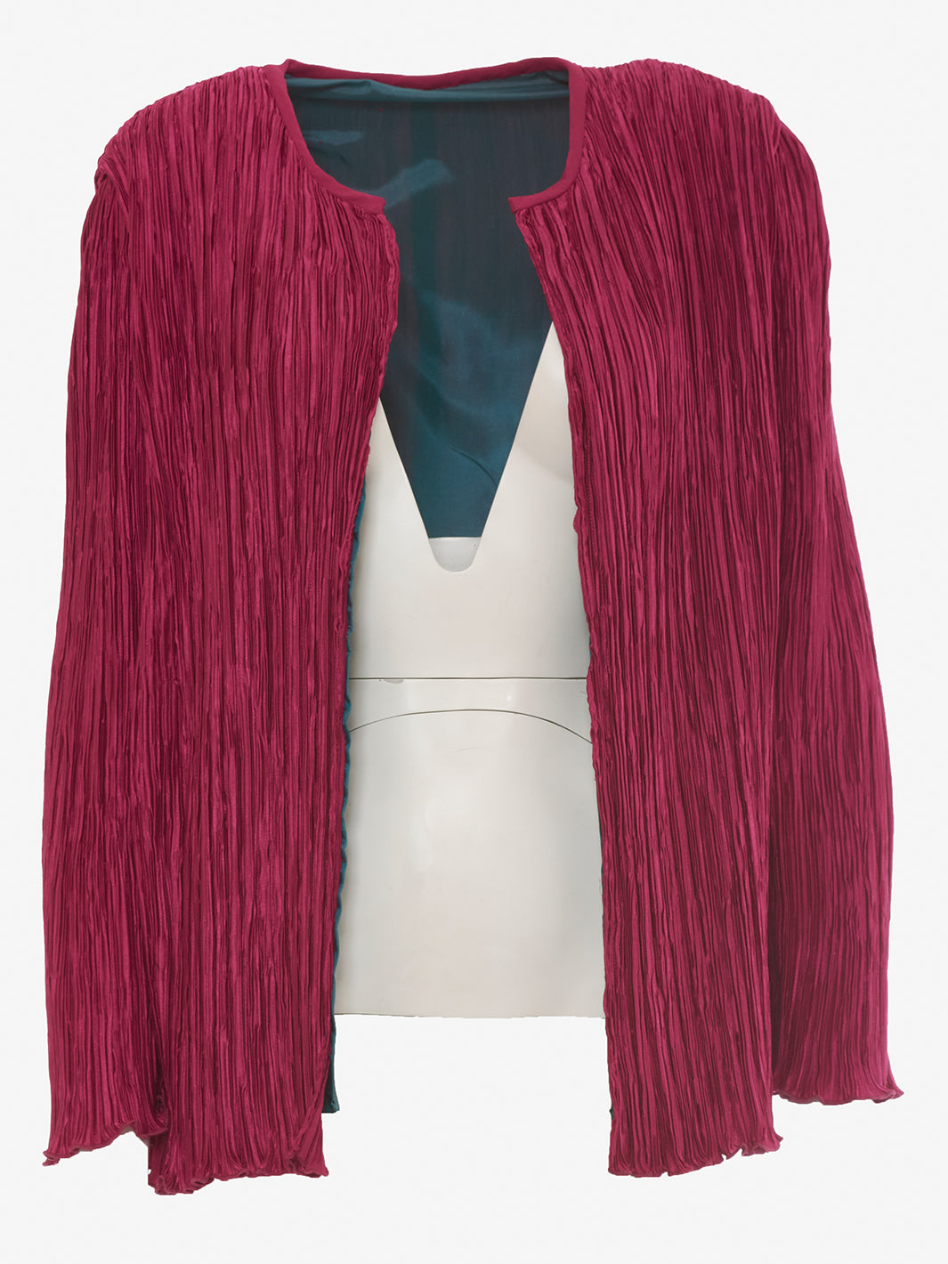 Fucsia pleated Jacket