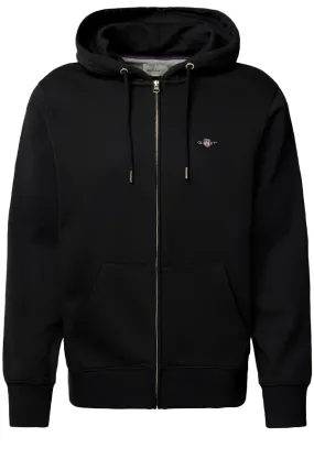 GANT Zip Hoodie Black