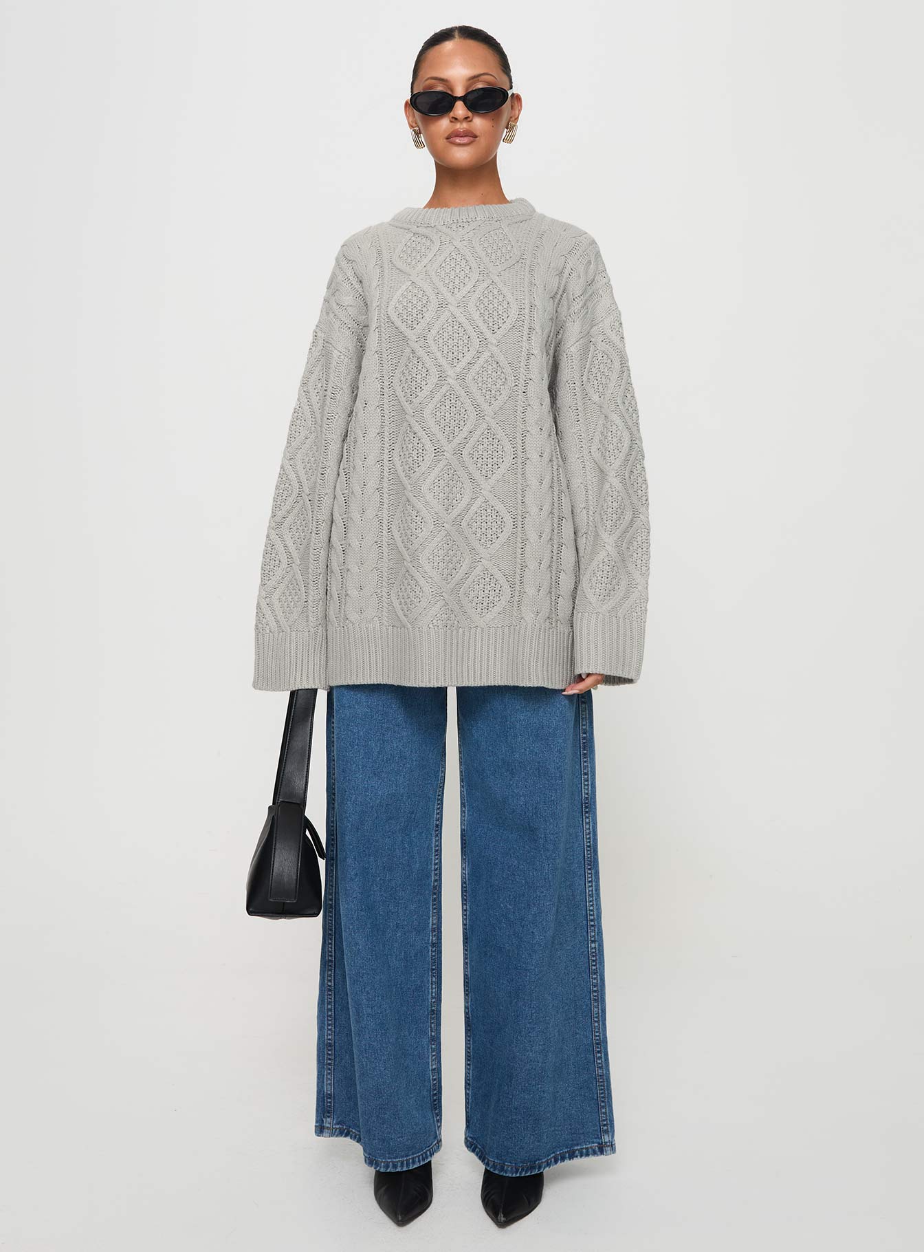 Gigi Knit Sweater Cloud