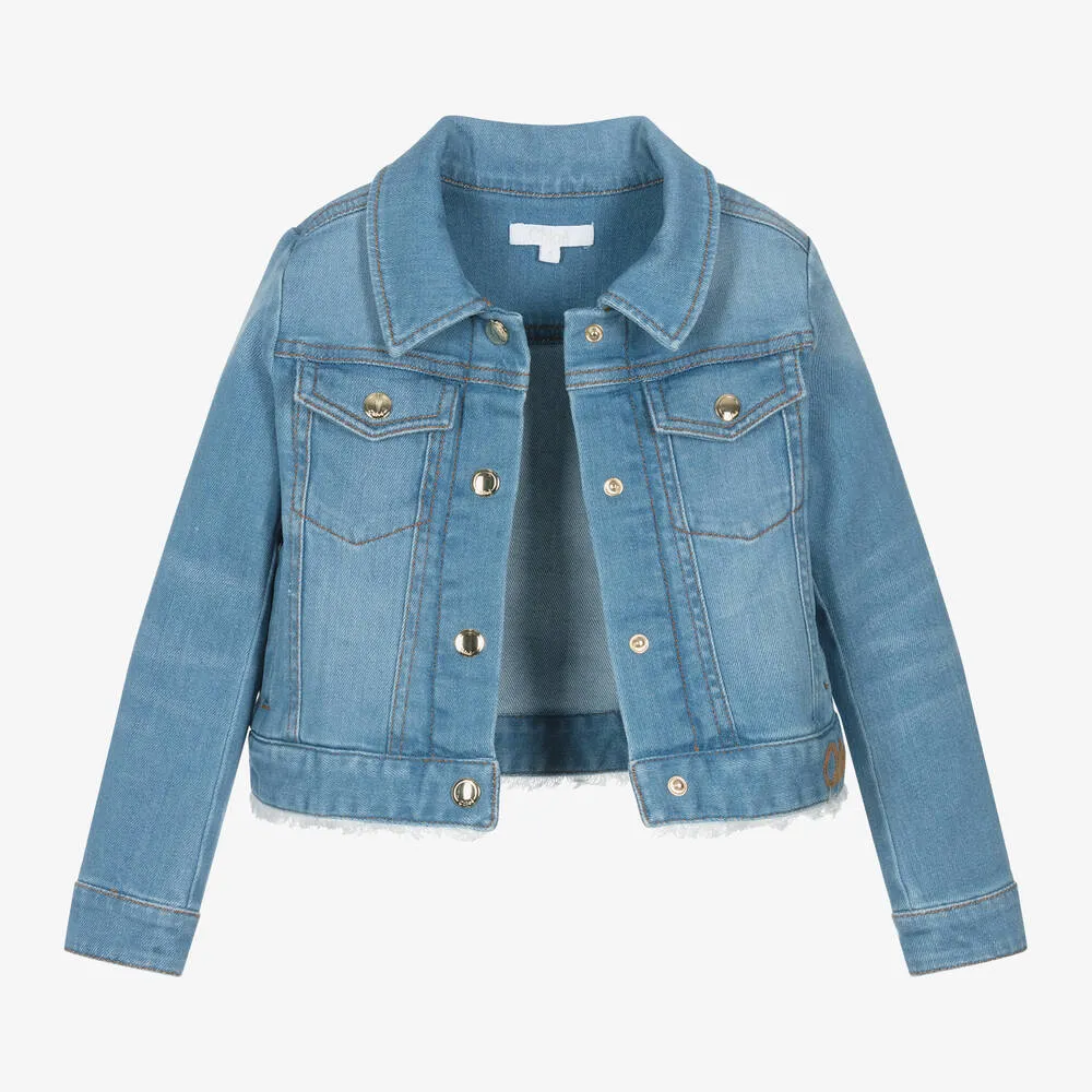 Girls Blue Denim Jacket