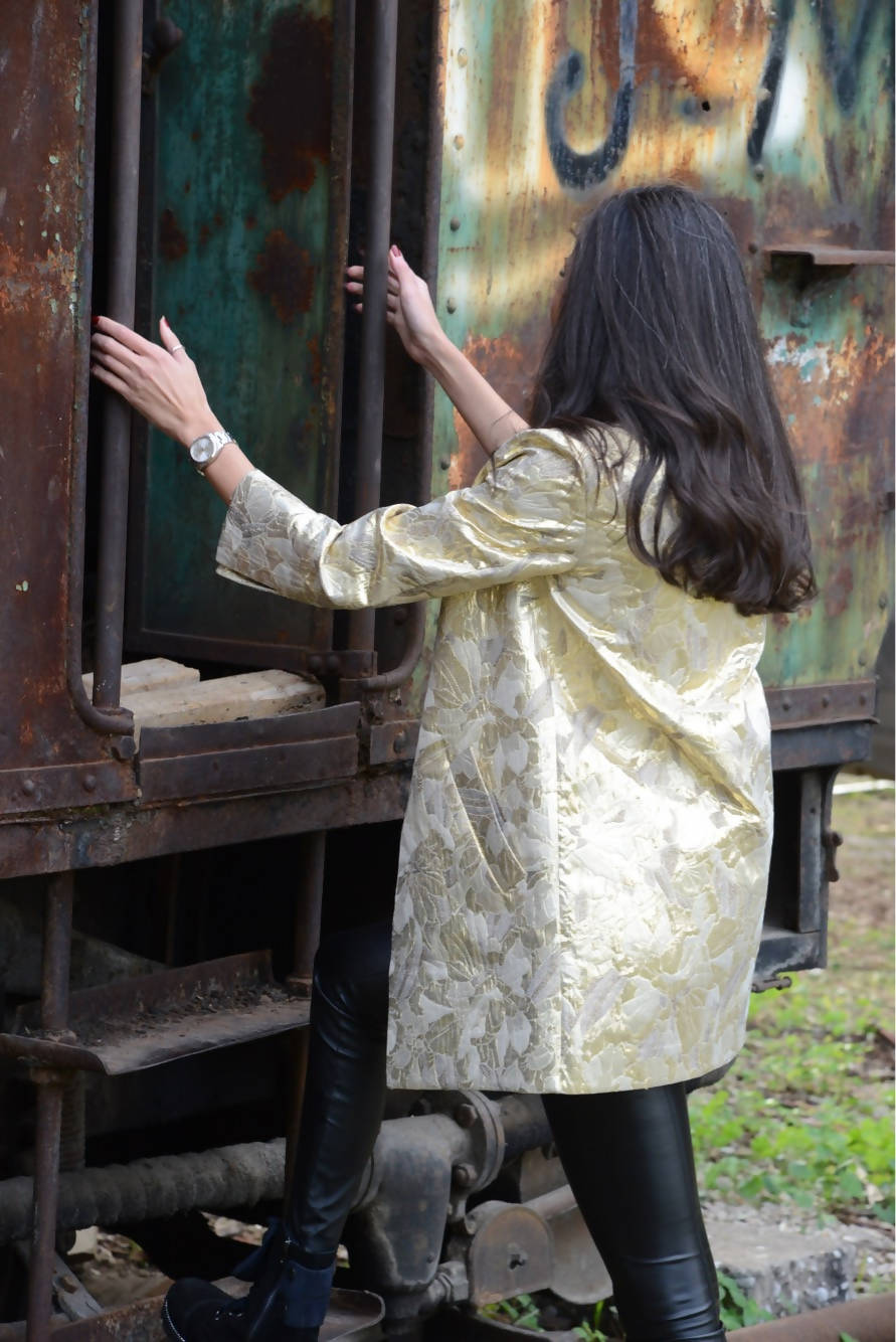 Gold Brocade Jacket