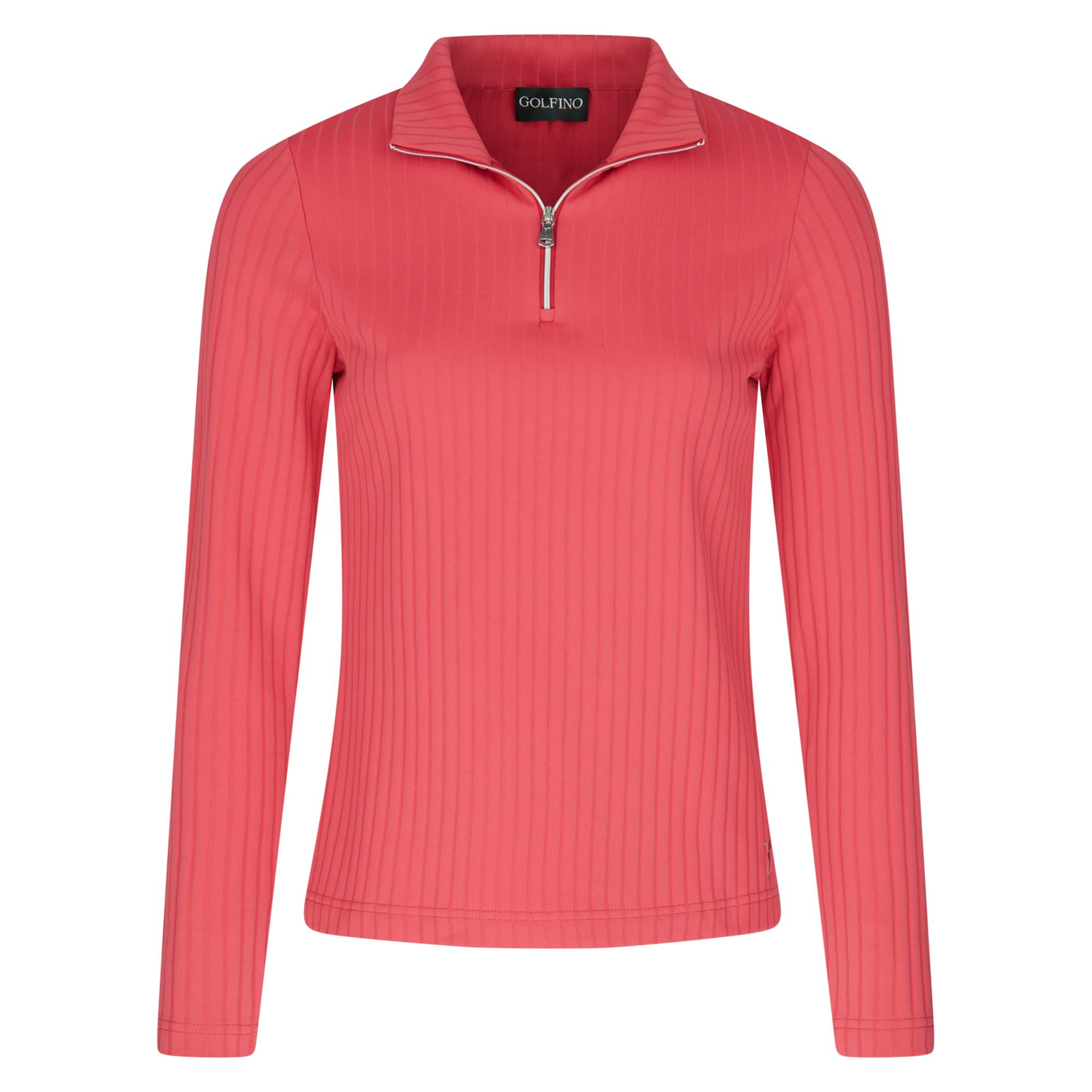 Golfino Marcelina Troyer Ladies Thermal Golf Polo Shirt Holyberry