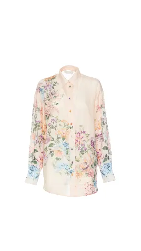 Halliday Relaxed Shirt - Pink/Floral