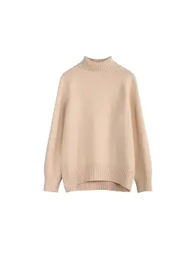 High Neck Oversize Warm Knit Sweater