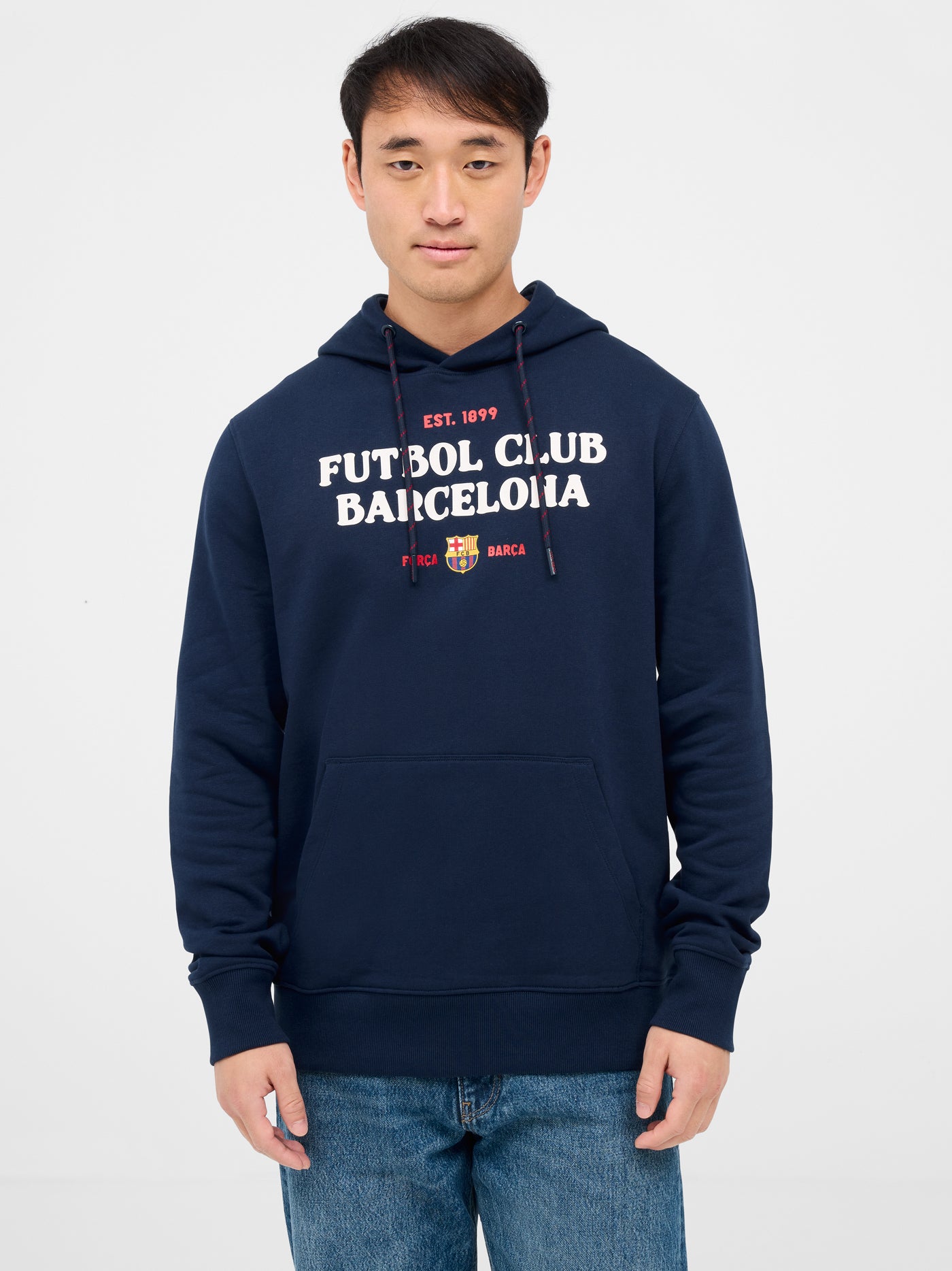 Hoodie Bara Crest navy