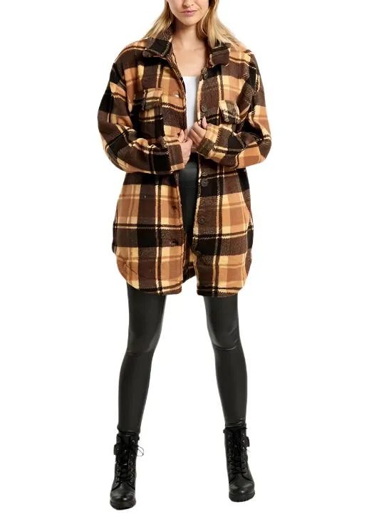 Last Chance! Plaid Fleece Jacket