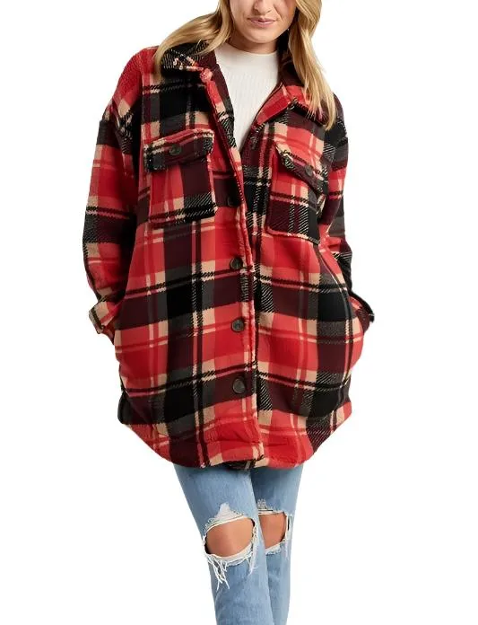 Last Chance! Plaid Fleece Jacket