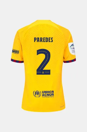 Liga F FC Barcelona fourth shirt 23/24 - Junior - PAREDES