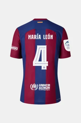 Liga F FC Barcelona home shirt 23/24 Player's Edition - MARA LEN