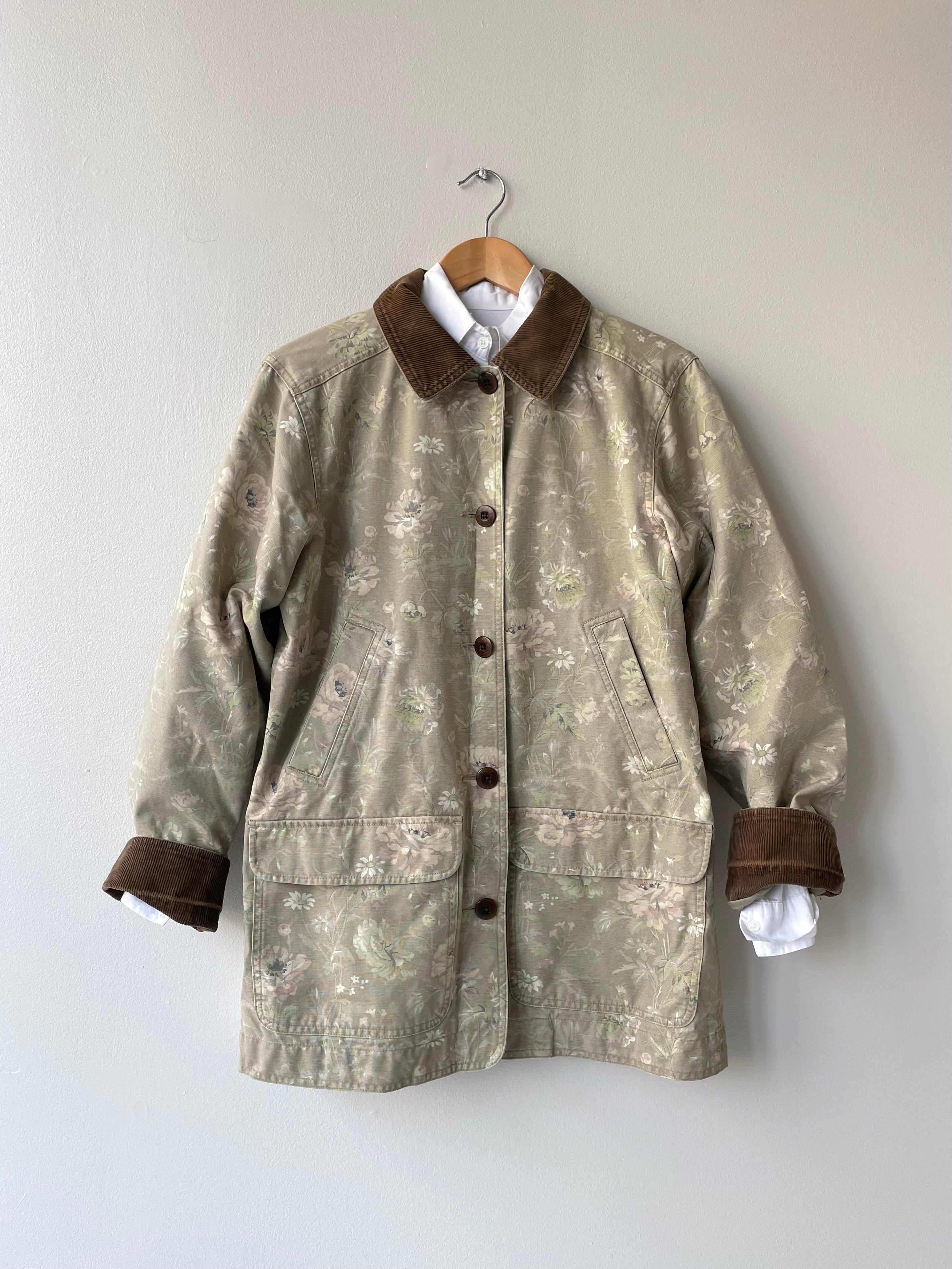 L.L. Bean Floral Barn Jacket