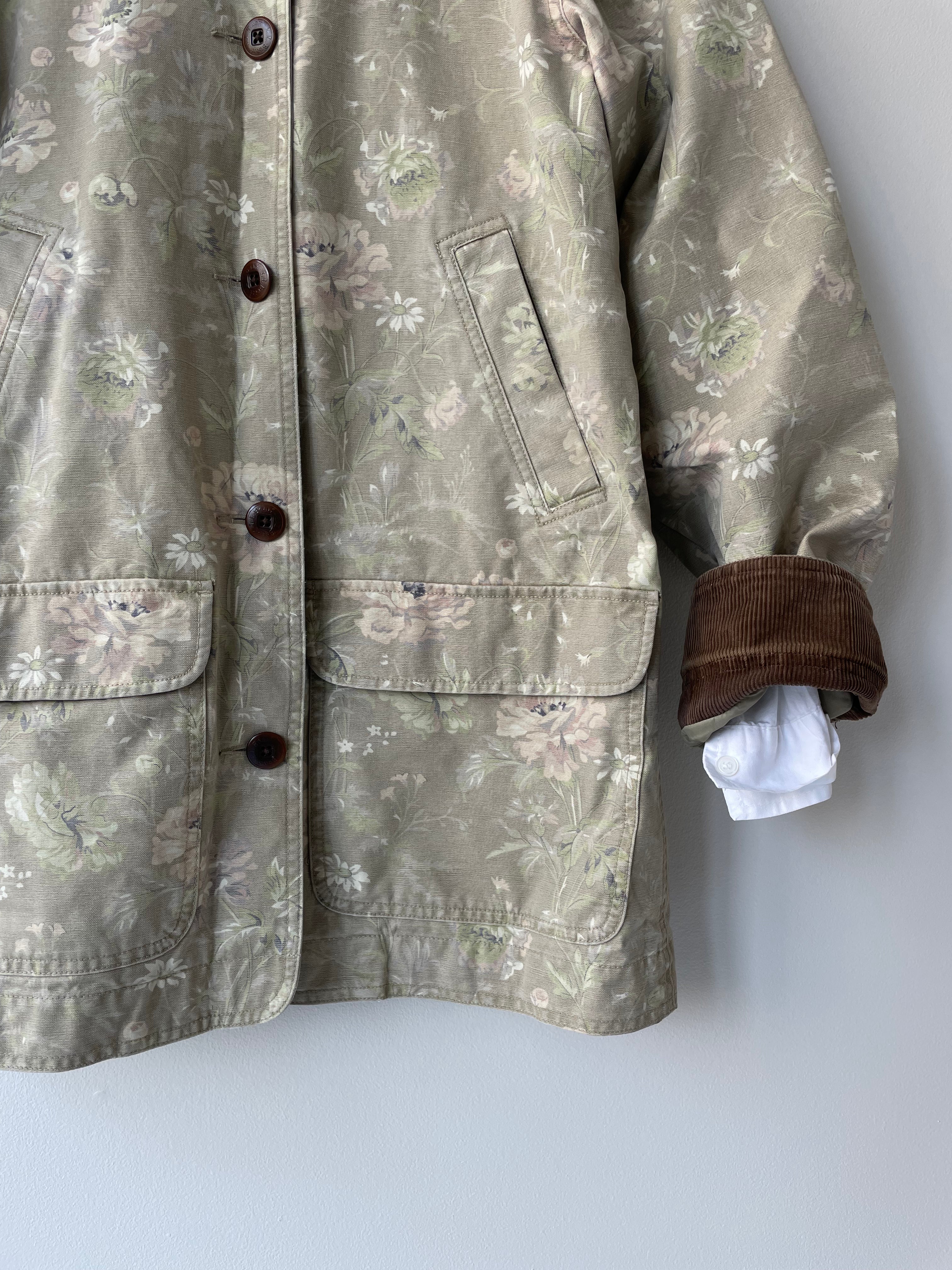 L.L. Bean Floral Barn Jacket