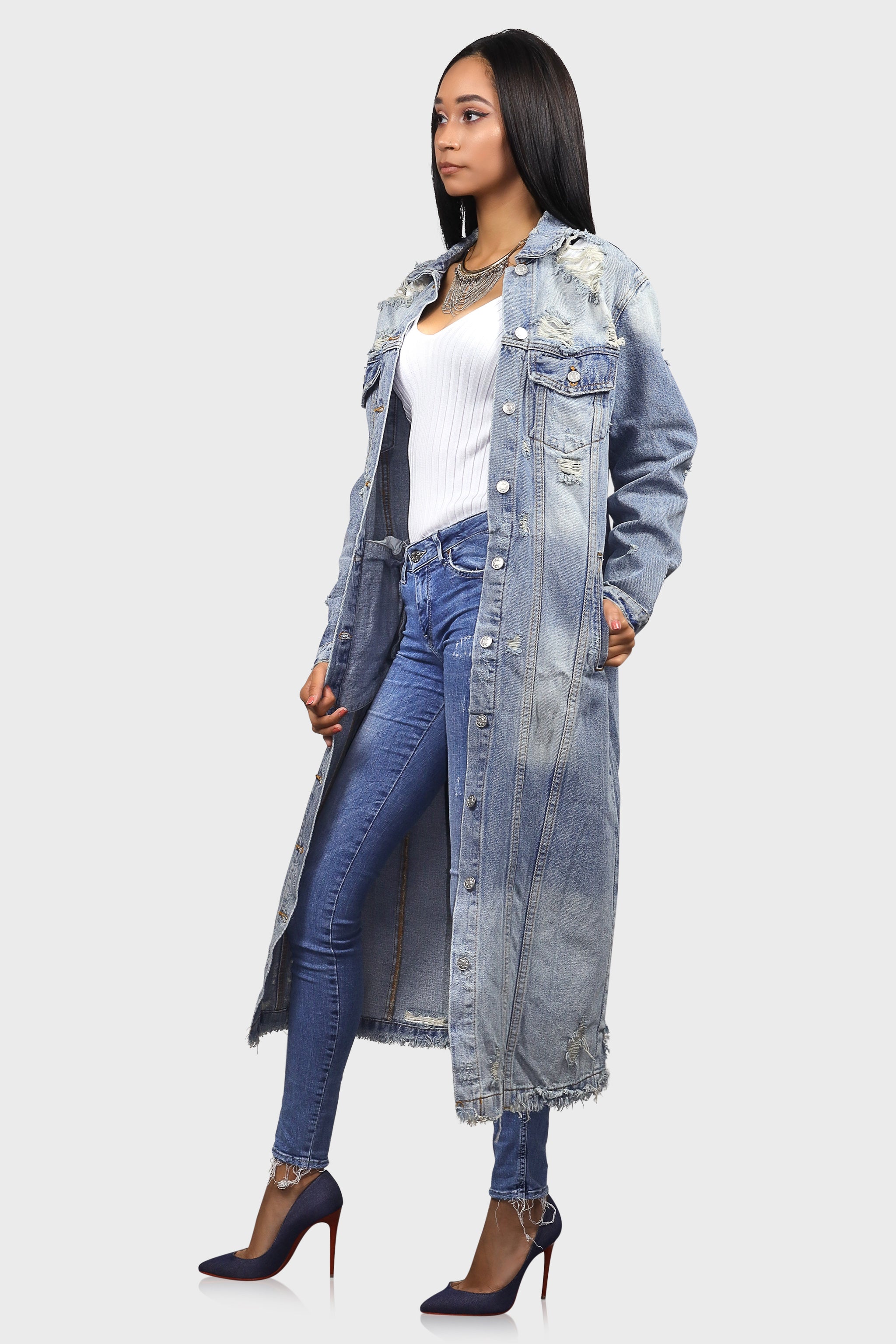 Long Denim Jacket