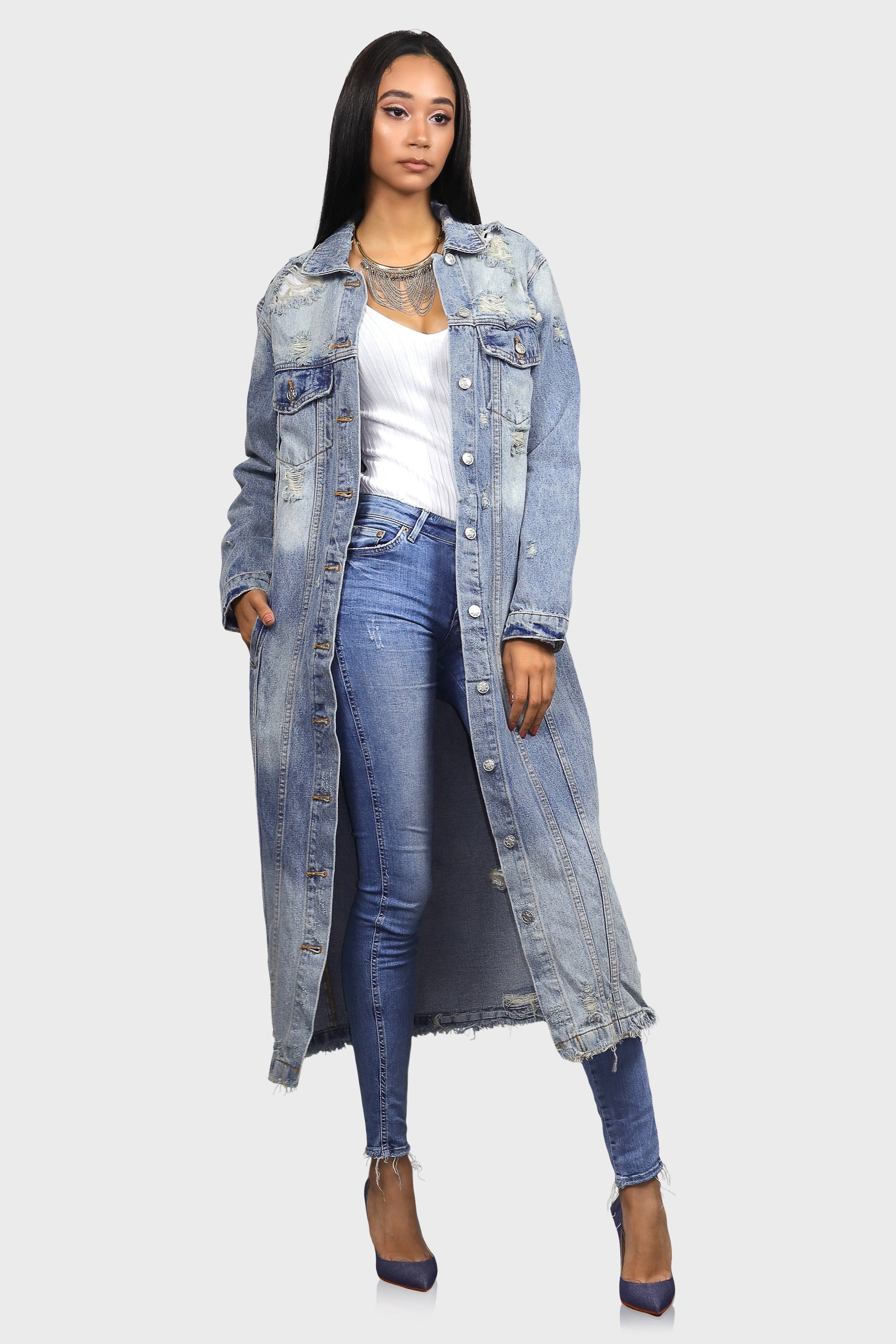 Long Denim Jacket