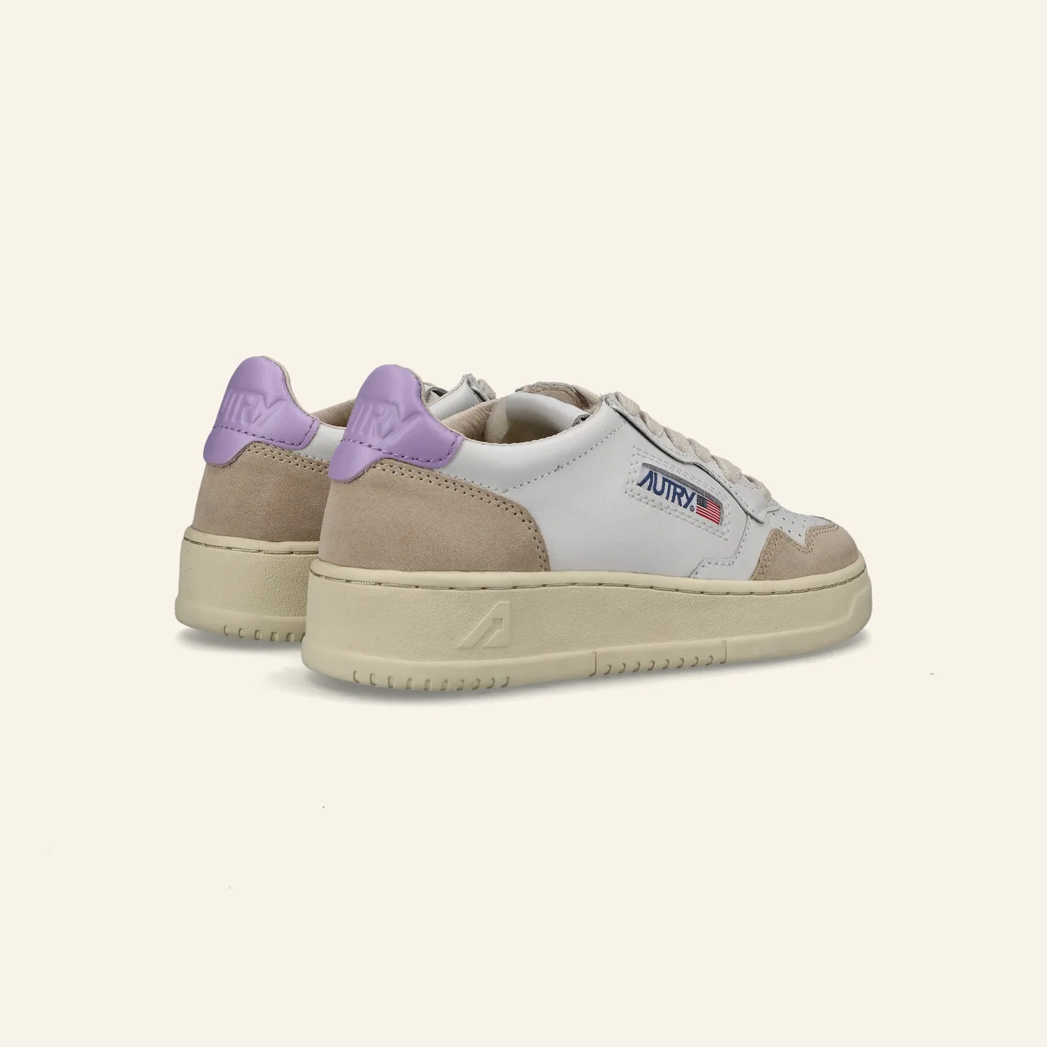 LOW SNEAKER 80's LS68 | Suede Lilac