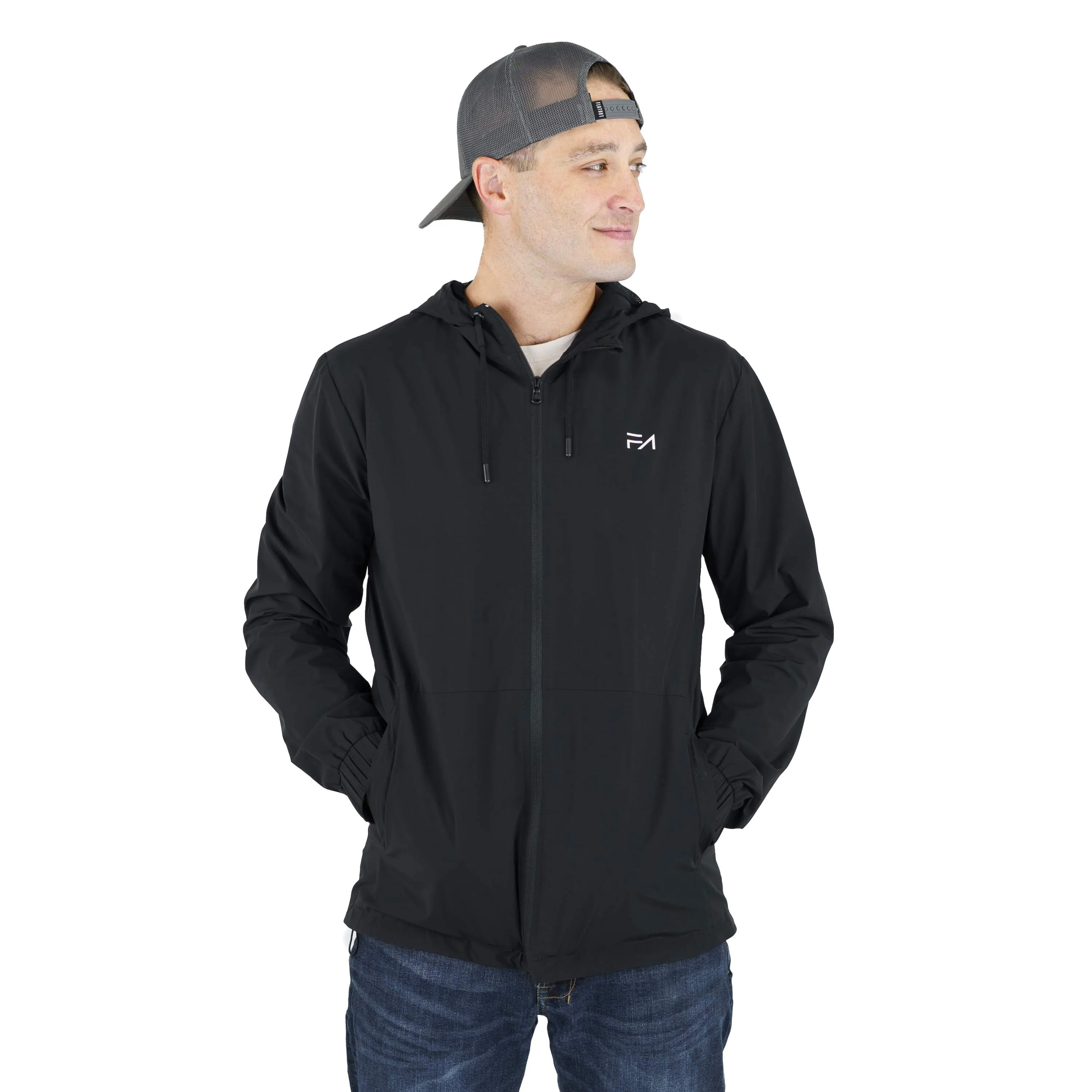 Lux Zipup Jacket Black