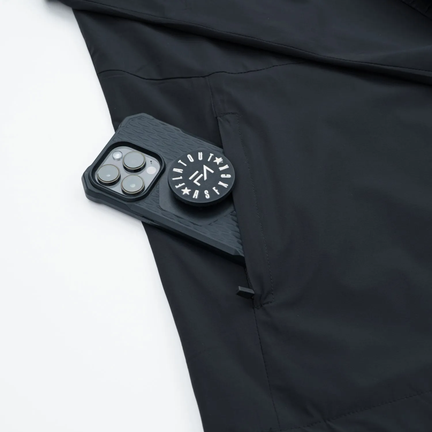 Lux Zipup Jacket Black