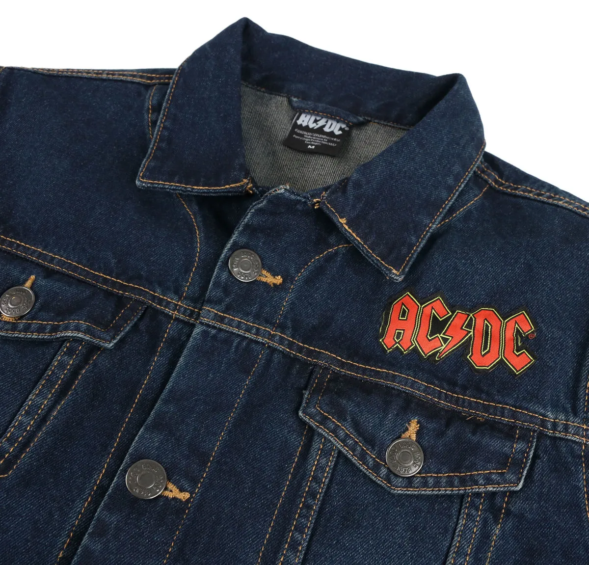 Men's jacket AC/DC - About To Rock - DENIM - ROCK OFF - ACDCDJ01MD  -  Metal-shop