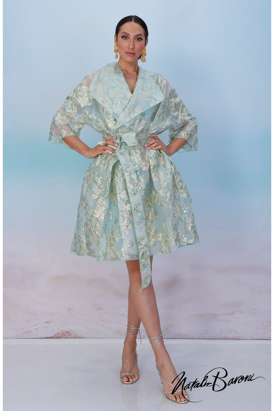 Mint Coat Dress - Venezia