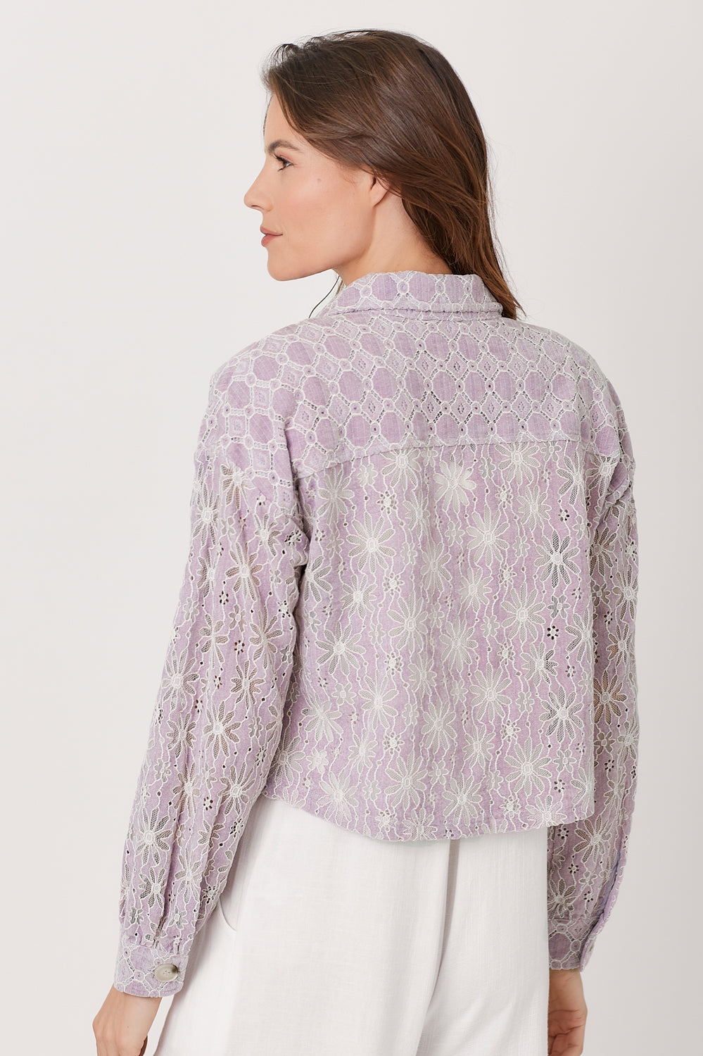 Mixed Lace Jacket